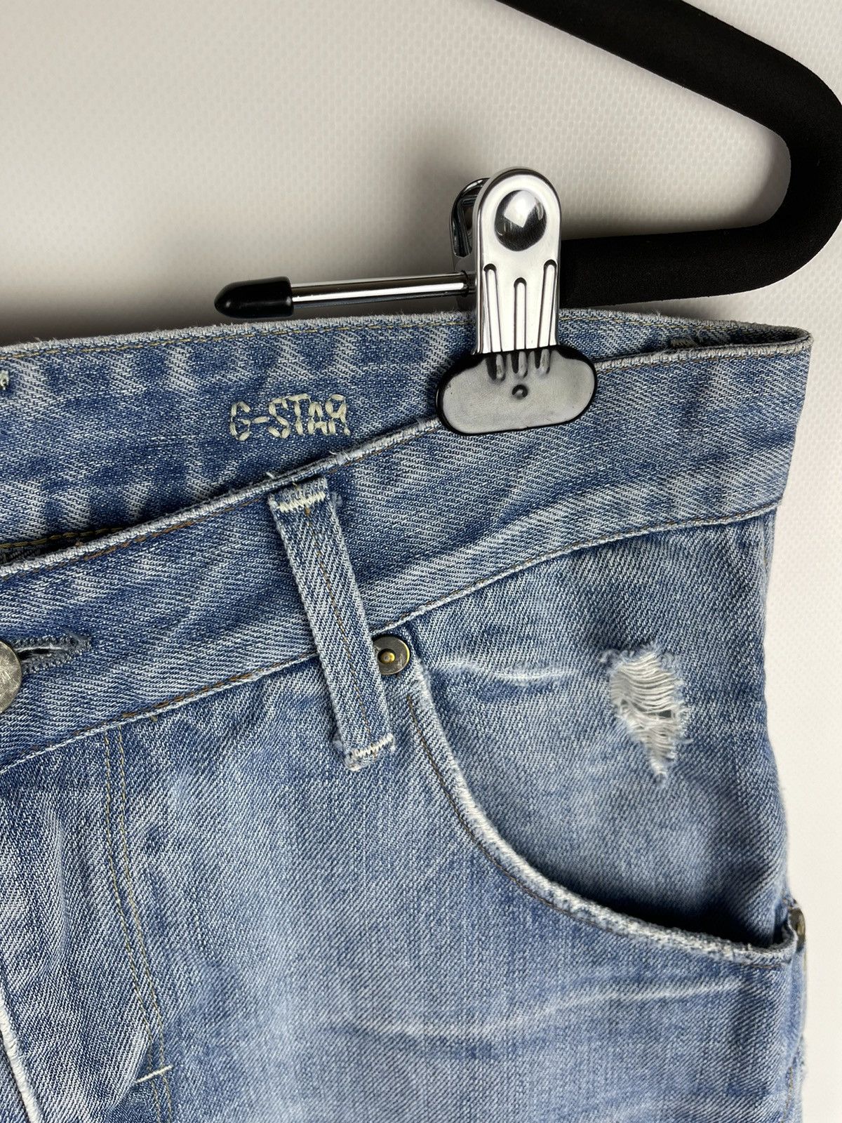 G-Star G-Star Raw Arc 3D loose tapered distressed jeans pants Size US 28 / EU 44 - 8 Thumbnail
