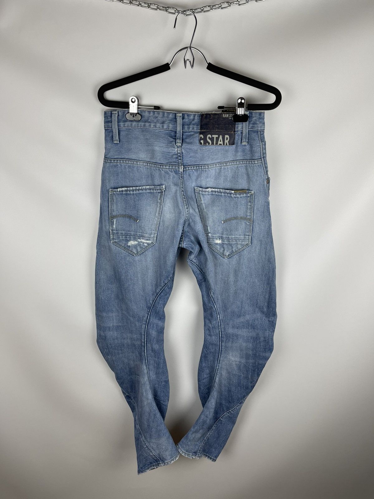 G-Star G-Star Raw Arc 3D loose tapered distressed jeans pants Size US 28 / EU 44 - 2 Thumbnail