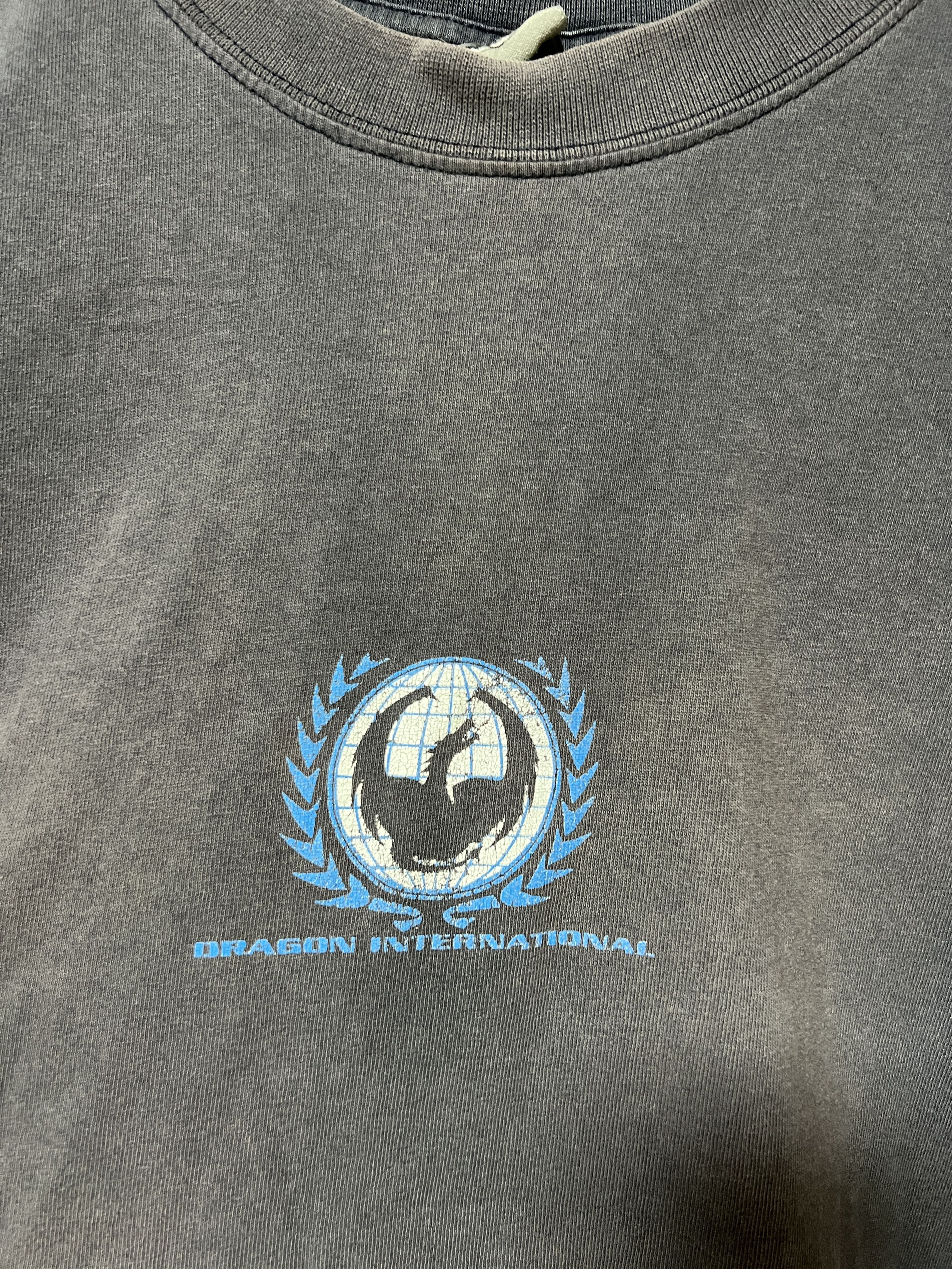 Vintage Dragon International Skateboarding Tee Size US XL / EU 56 / 4 - 4 Thumbnail