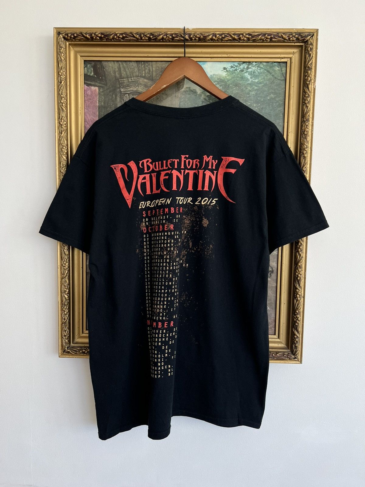 Band Tees Vintage 2015 Bullet for my Valentine Army of Noise Black Tee Size US L / EU 52-54 / 3 - 2 Thumbnail