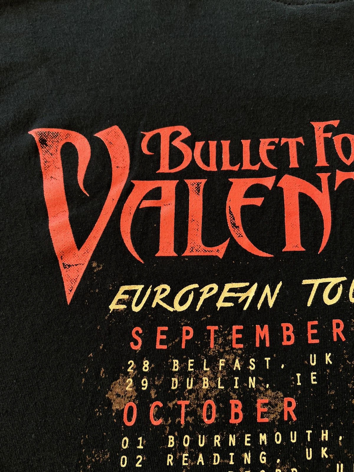 Band Tees Vintage 2015 Bullet for my Valentine Army of Noise Black Tee Size US L / EU 52-54 / 3 - 9 Thumbnail