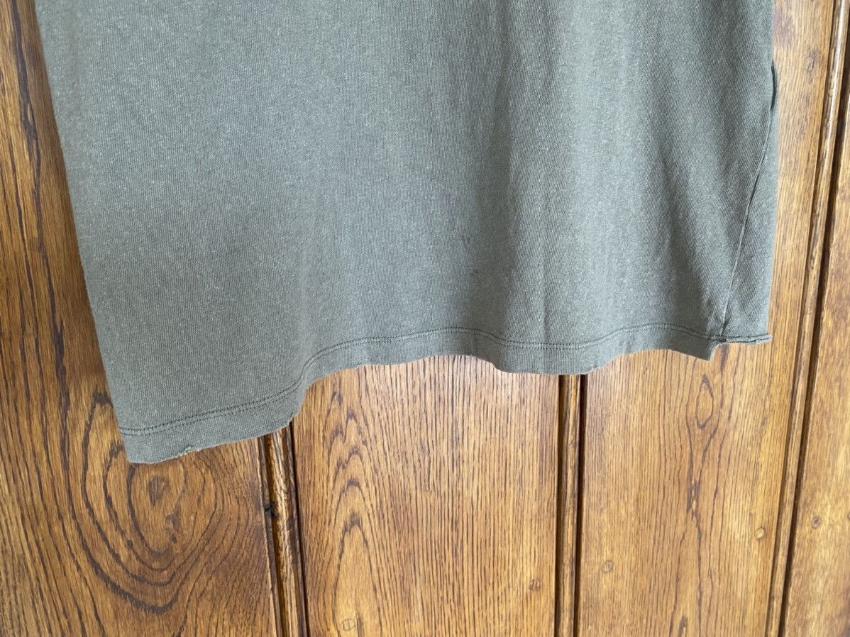 Saint Laurent Paris $550 Saint Laurent Rive Gauche logo t shirt olive khaki Size US S / EU 44-46 / 1 - 15 Thumbnail
