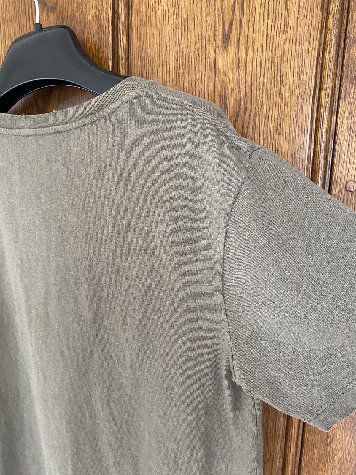 Saint Laurent Paris $550 Saint Laurent Rive Gauche logo t shirt olive khaki Size US S / EU 44-46 / 1 - 18 Thumbnail