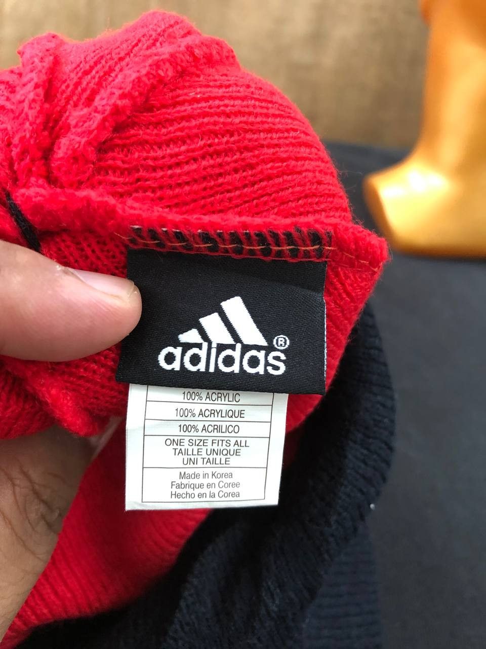 Adidas Chicago Bulls Adidas Beanie Size ONE SIZE - 5 Preview