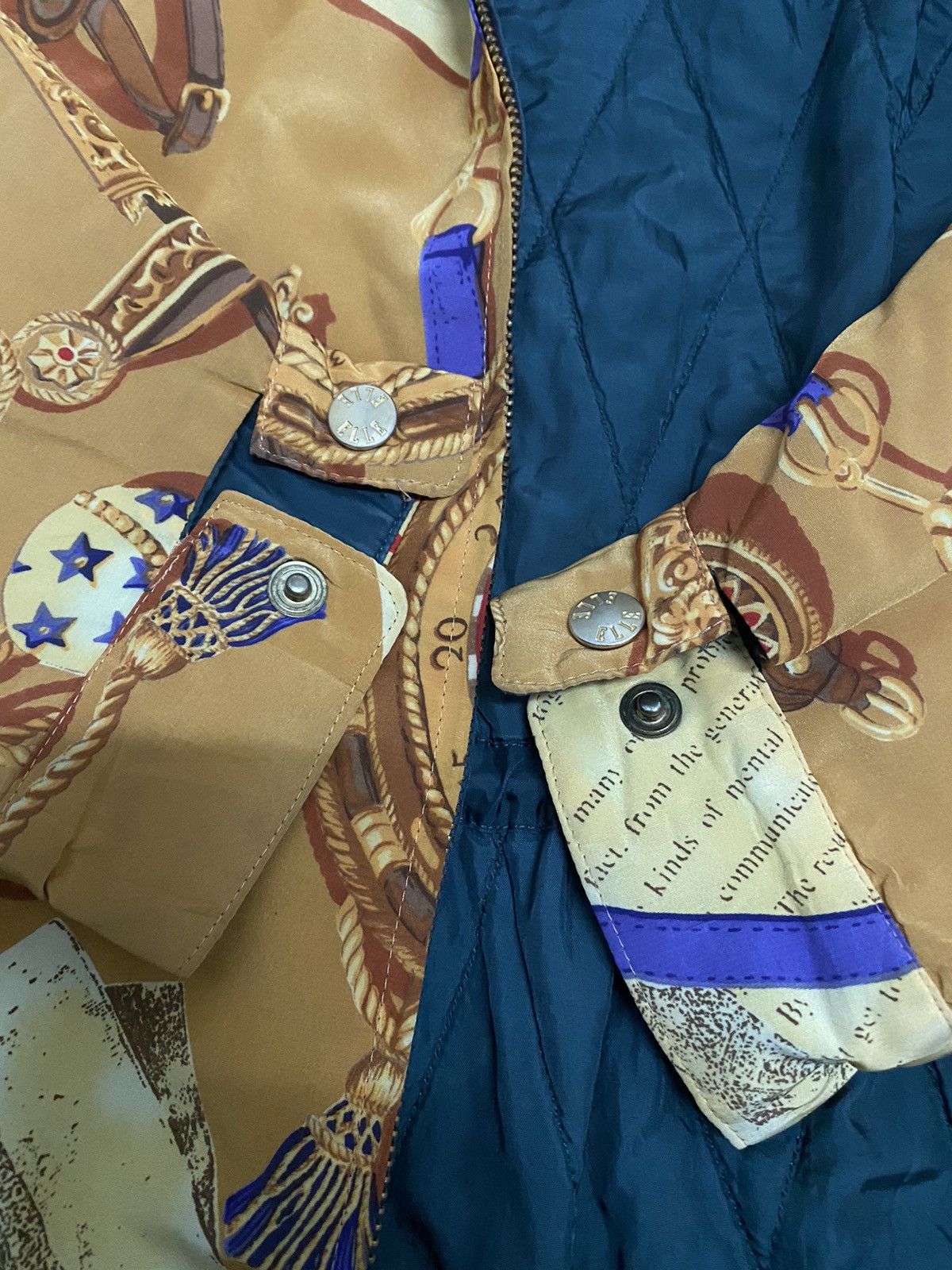 Ellesse × Vintage Vintage Elle Sports Fullprint Zipper Jacket Size XS / US 0-2 / IT 36-38 - 6 Thumbnail