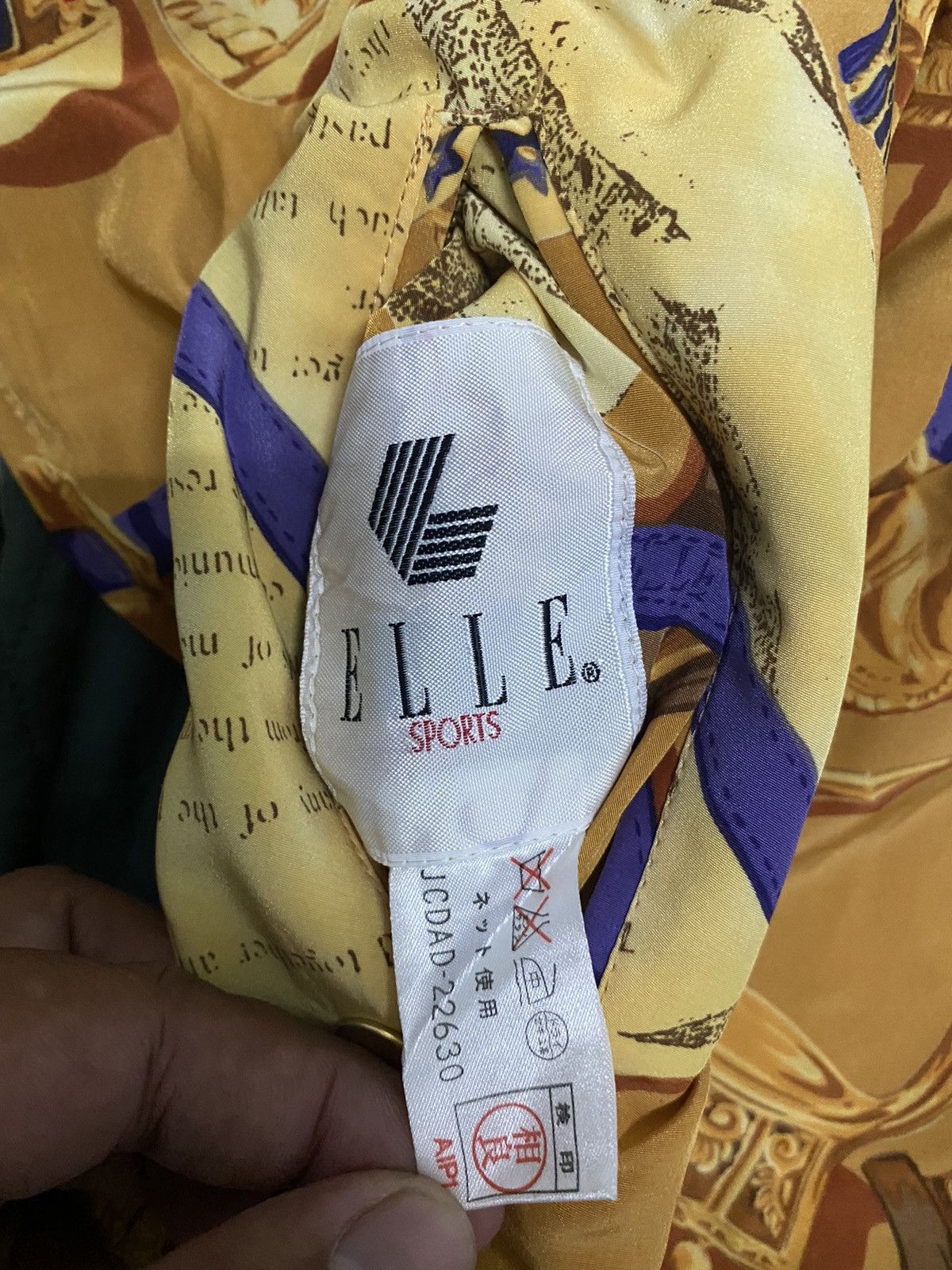 Ellesse × Vintage Vintage Elle Sports Fullprint Zipper Jacket Size XS / US 0-2 / IT 36-38 - 8 Thumbnail