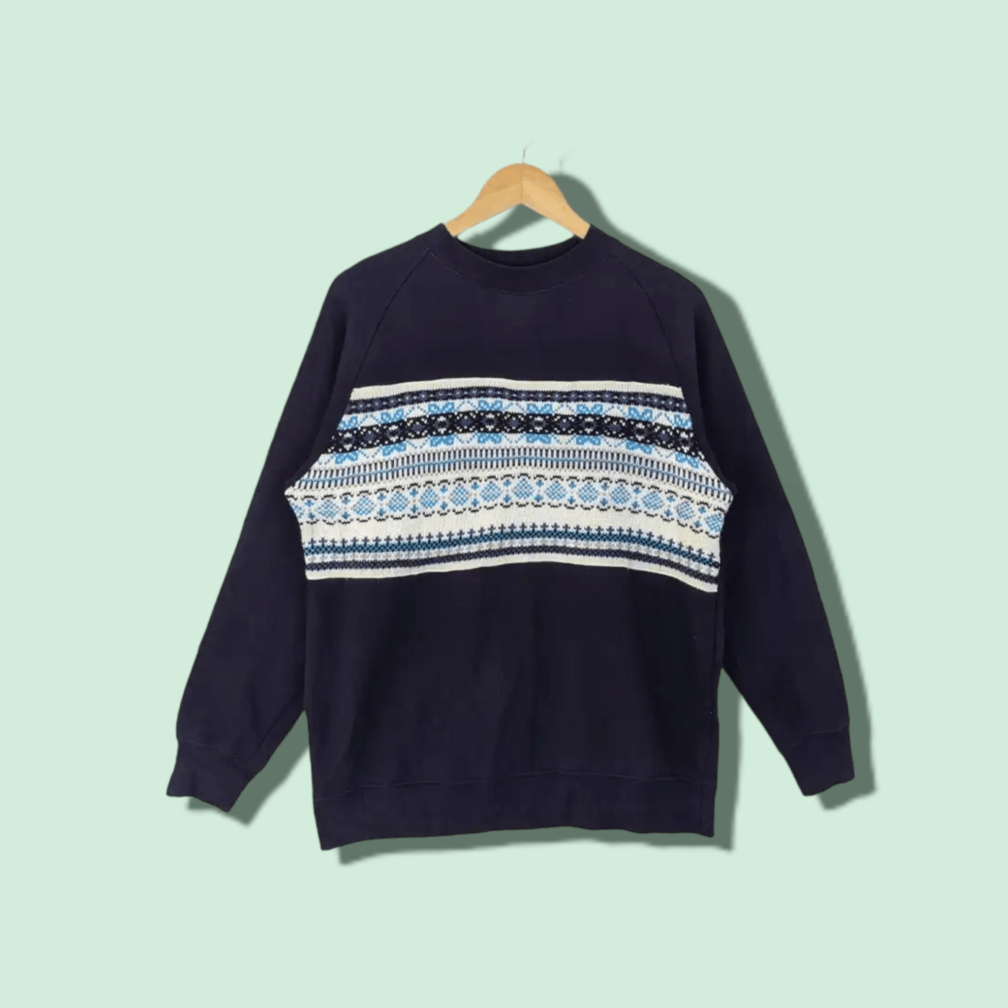 Japanese Brand COEN Japan Coogi Style Art Jumper Sweatshirt Size US L / EU 52-54 / 3 - 1 Thumbnail