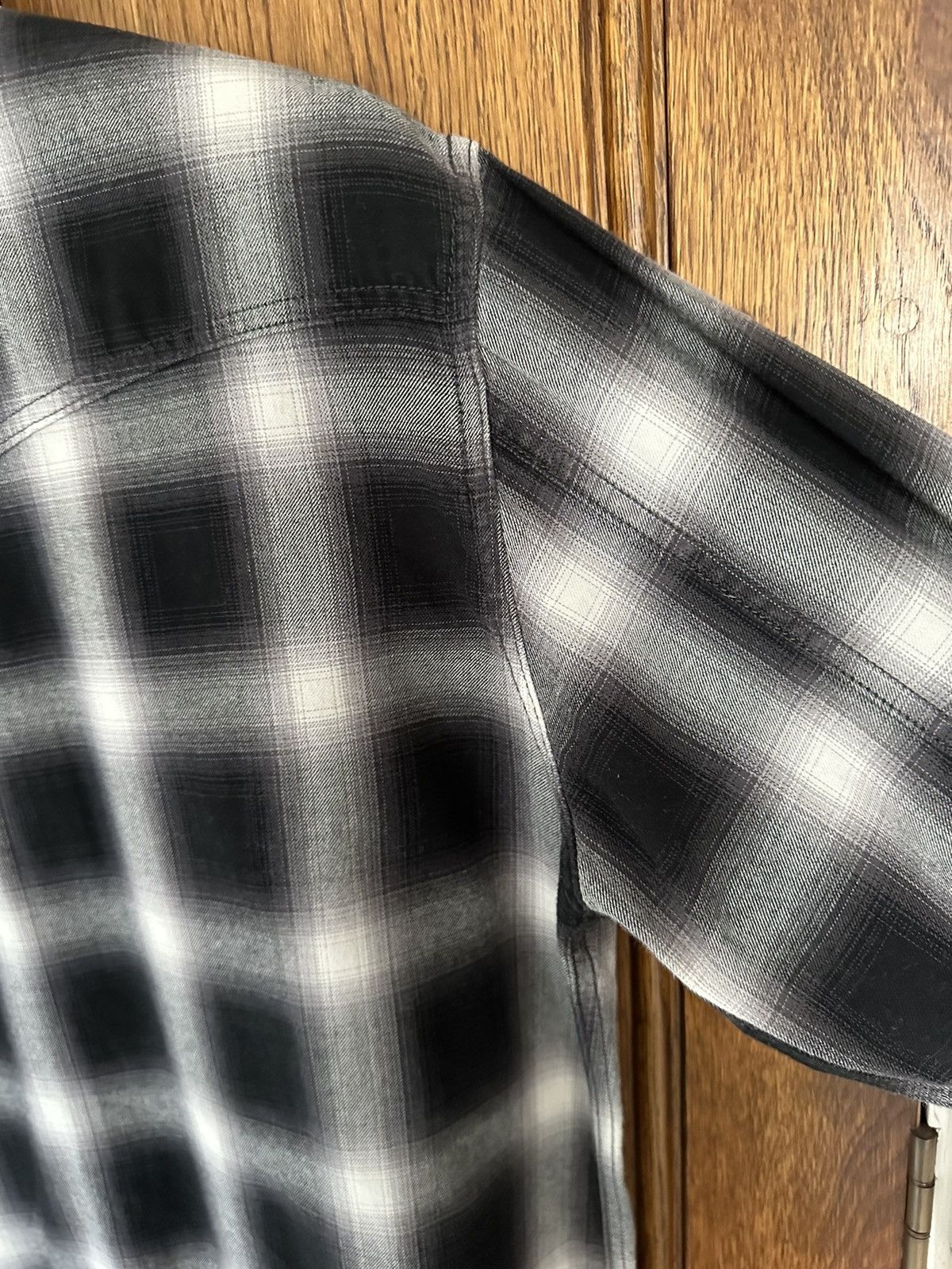 Saint Laurent Paris $690🤑 Saint Laurent black white flannel plaid shirt checked Size US S / EU 44-46 / 1 - 17 Thumbnail