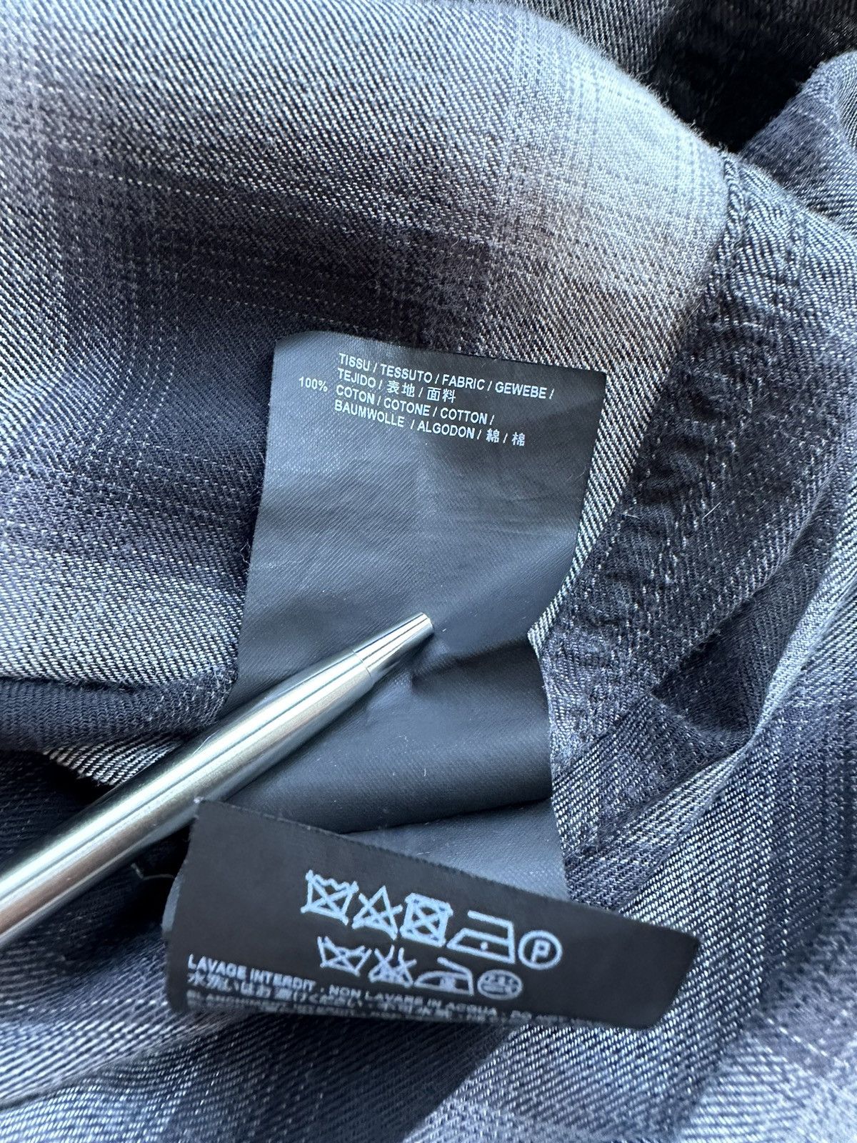 Saint Laurent Paris $690🤑 Saint Laurent black white flannel plaid shirt checked Size US S / EU 44-46 / 1 - 23 Thumbnail