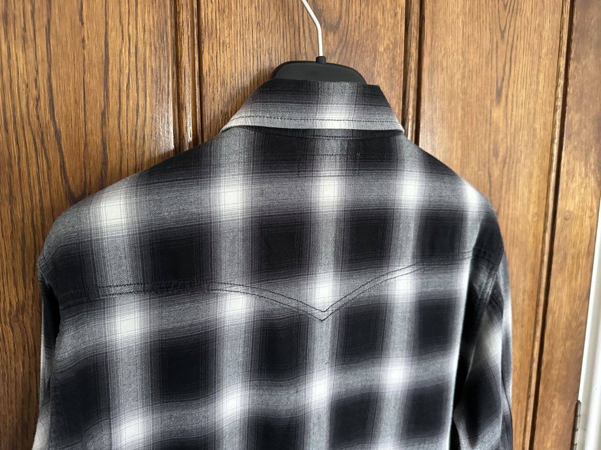 Saint Laurent Paris $690🤑 Saint Laurent black white flannel plaid shirt checked Size US S / EU 44-46 / 1 - 18 Thumbnail