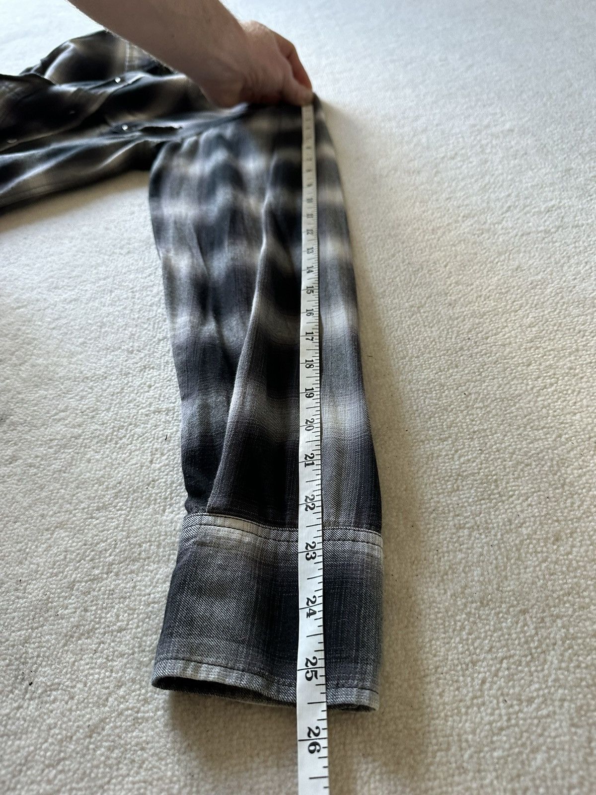 Saint Laurent Paris $690🤑 Saint Laurent black white flannel plaid shirt checked Size US S / EU 44-46 / 1 - 8 Thumbnail