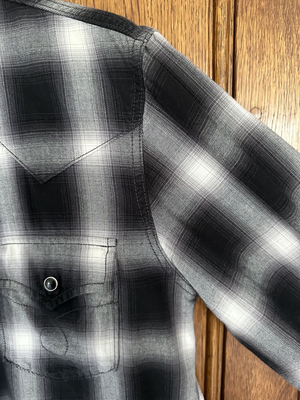 Saint Laurent Paris $690🤑 Saint Laurent black white flannel plaid shirt checked Size US S / EU 44-46 / 1 - 10 Thumbnail