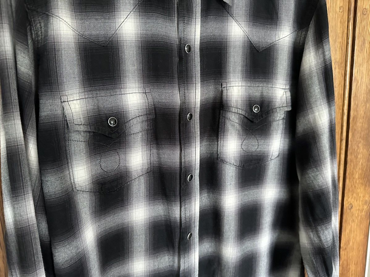 Saint Laurent Paris $690🤑 Saint Laurent black white flannel plaid shirt checked Size US S / EU 44-46 / 1 - 12 Thumbnail