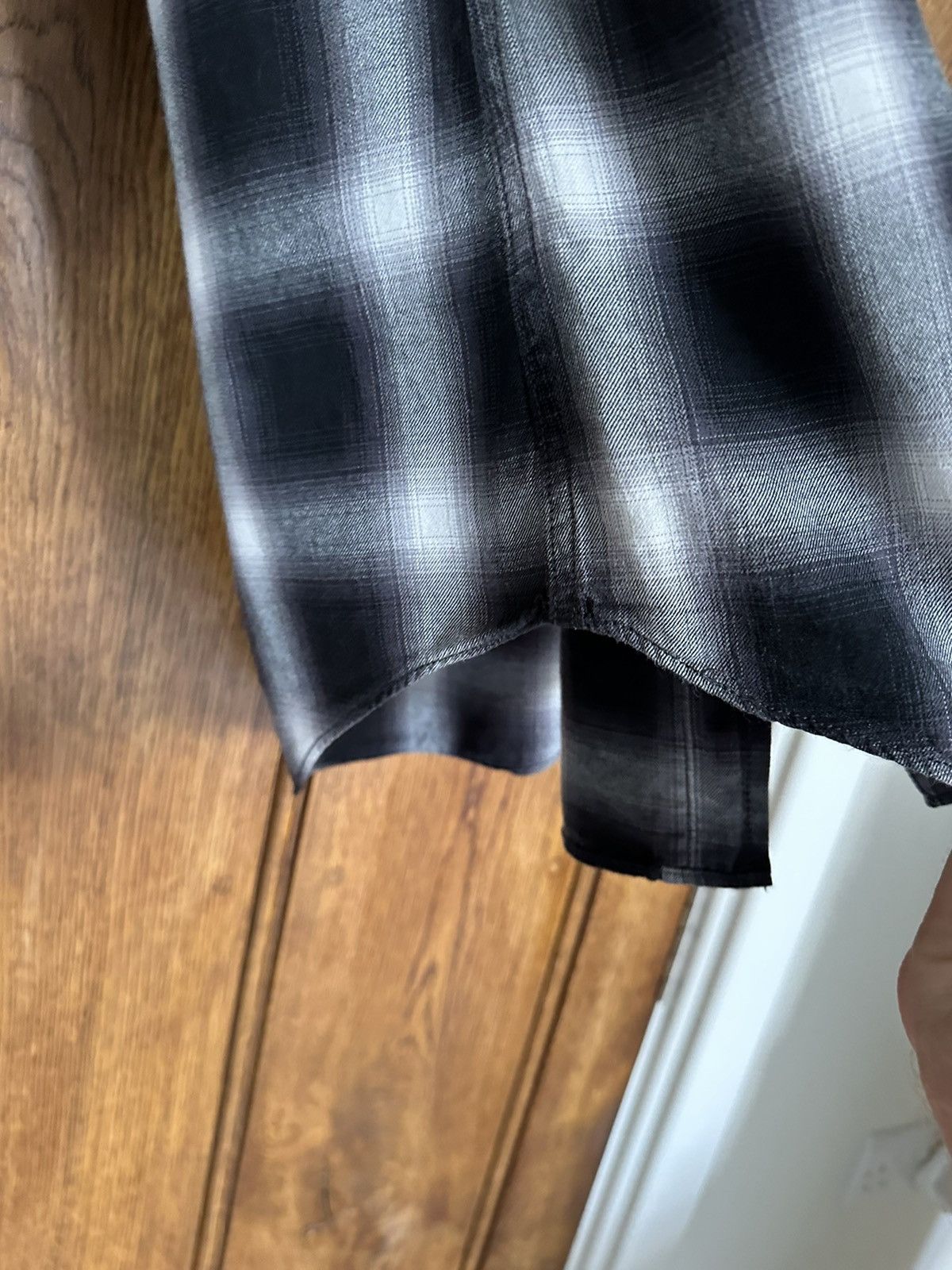 Saint Laurent Paris $690🤑 Saint Laurent black white flannel plaid shirt checked Size US S / EU 44-46 / 1 - 14 Thumbnail