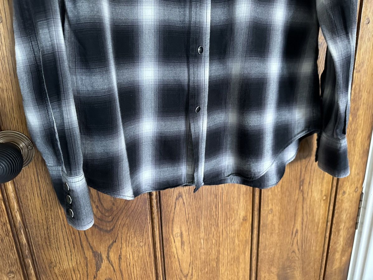 Saint Laurent Paris $690🤑 Saint Laurent black white flannel plaid shirt checked Size US S / EU 44-46 / 1 - 13 Thumbnail