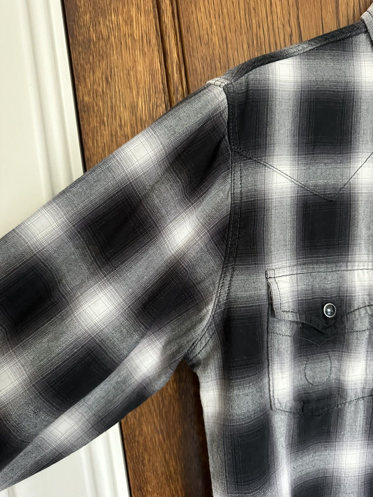 Saint Laurent Paris $690🤑 Saint Laurent black white flannel plaid shirt checked Size US S / EU 44-46 / 1 - 9 Thumbnail