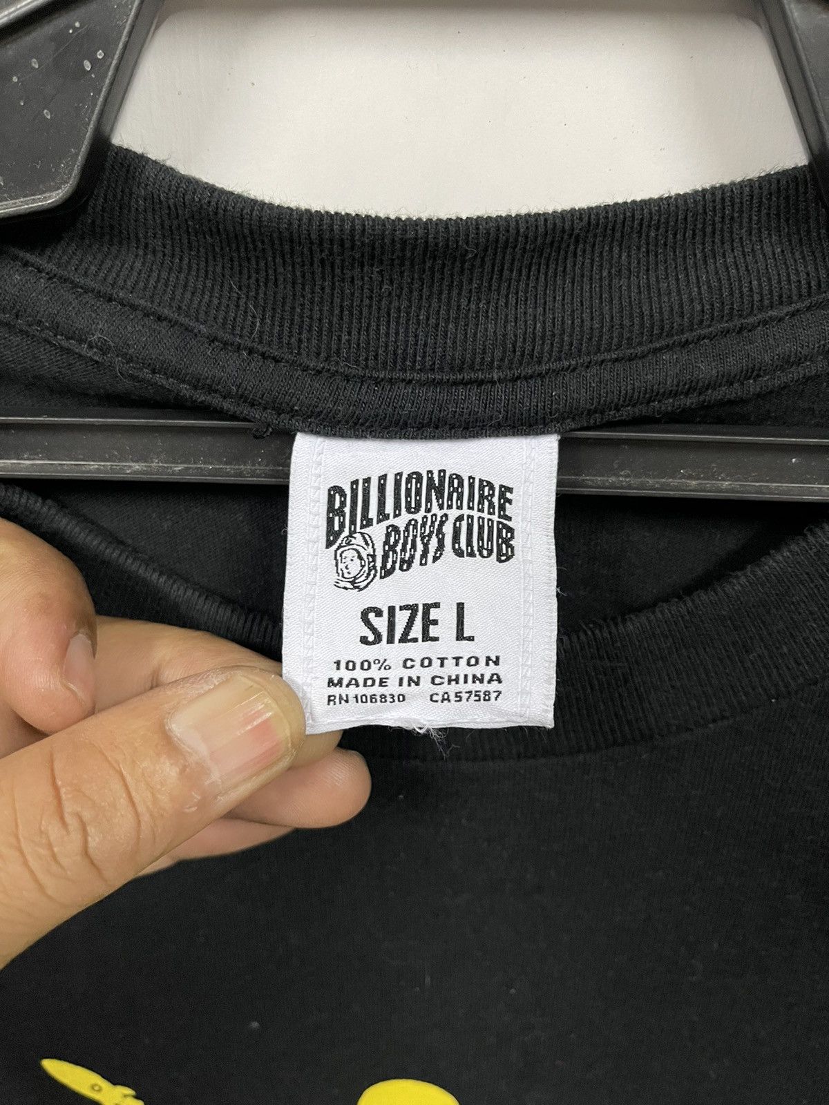 Billionaire Boys Club × Vintage Vintage Billionaire Boys Club Peace Hand T Shirt Size US L / EU 52-54 / 3 - 5 Thumbnail