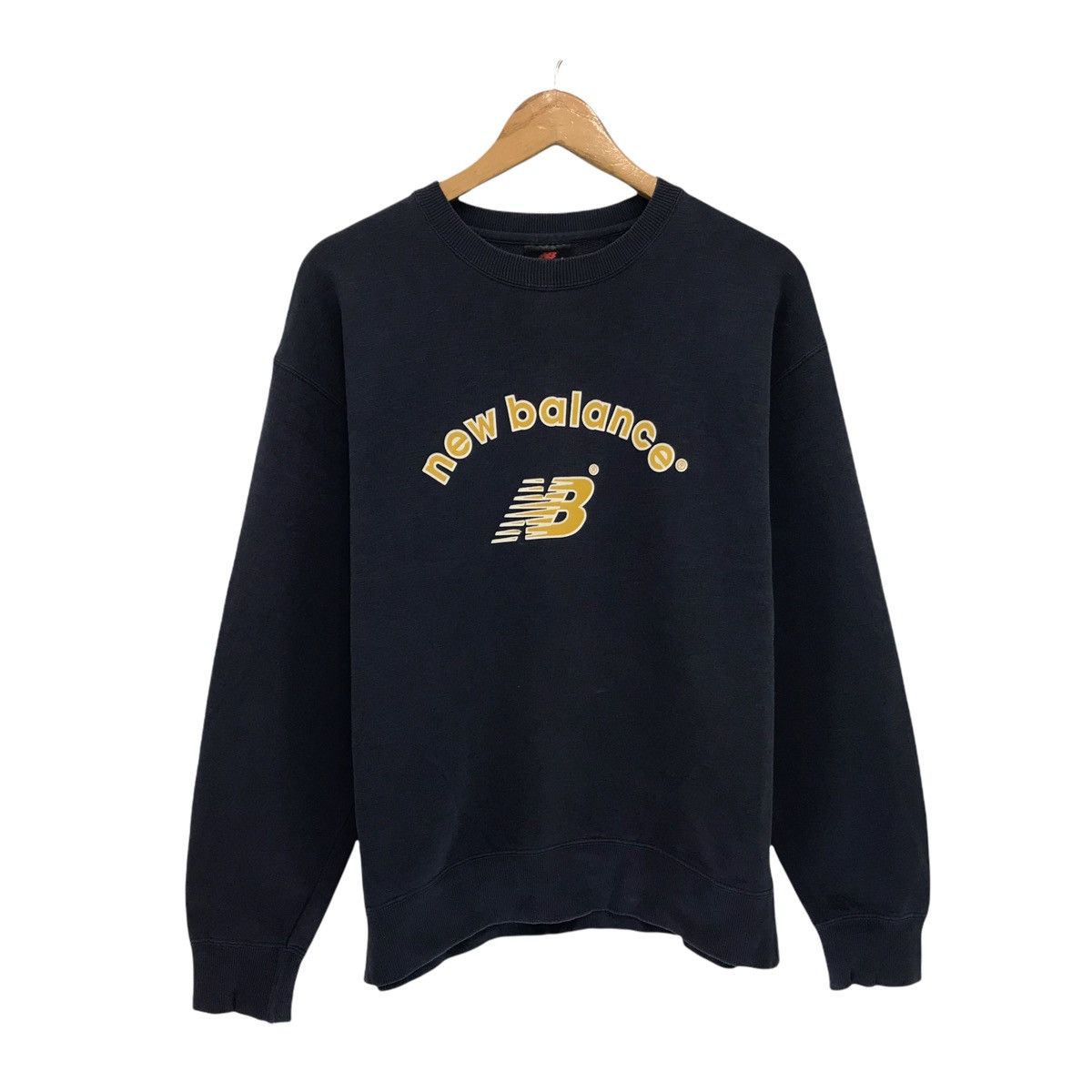 New Balance × Vintage Vintage New Balance Big Logo Sweatshirt Size US M / EU 48-50 / 2 - 1 Thumbnail
