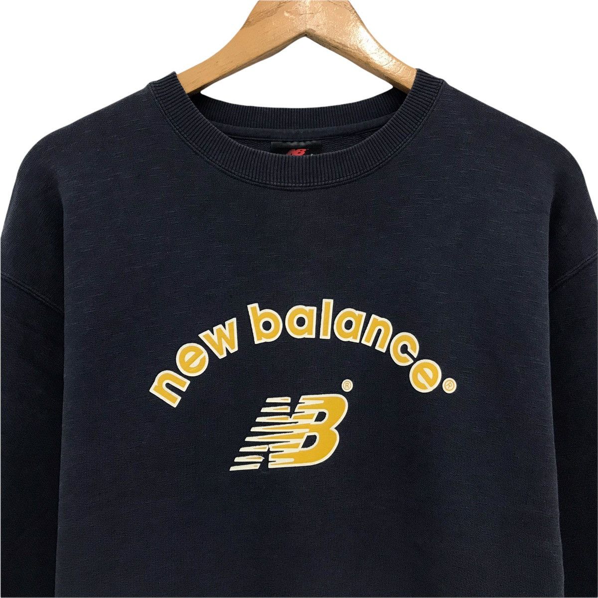 New Balance × Vintage Vintage New Balance Big Logo Sweatshirt Size US M / EU 48-50 / 2 - 2 Thumbnail