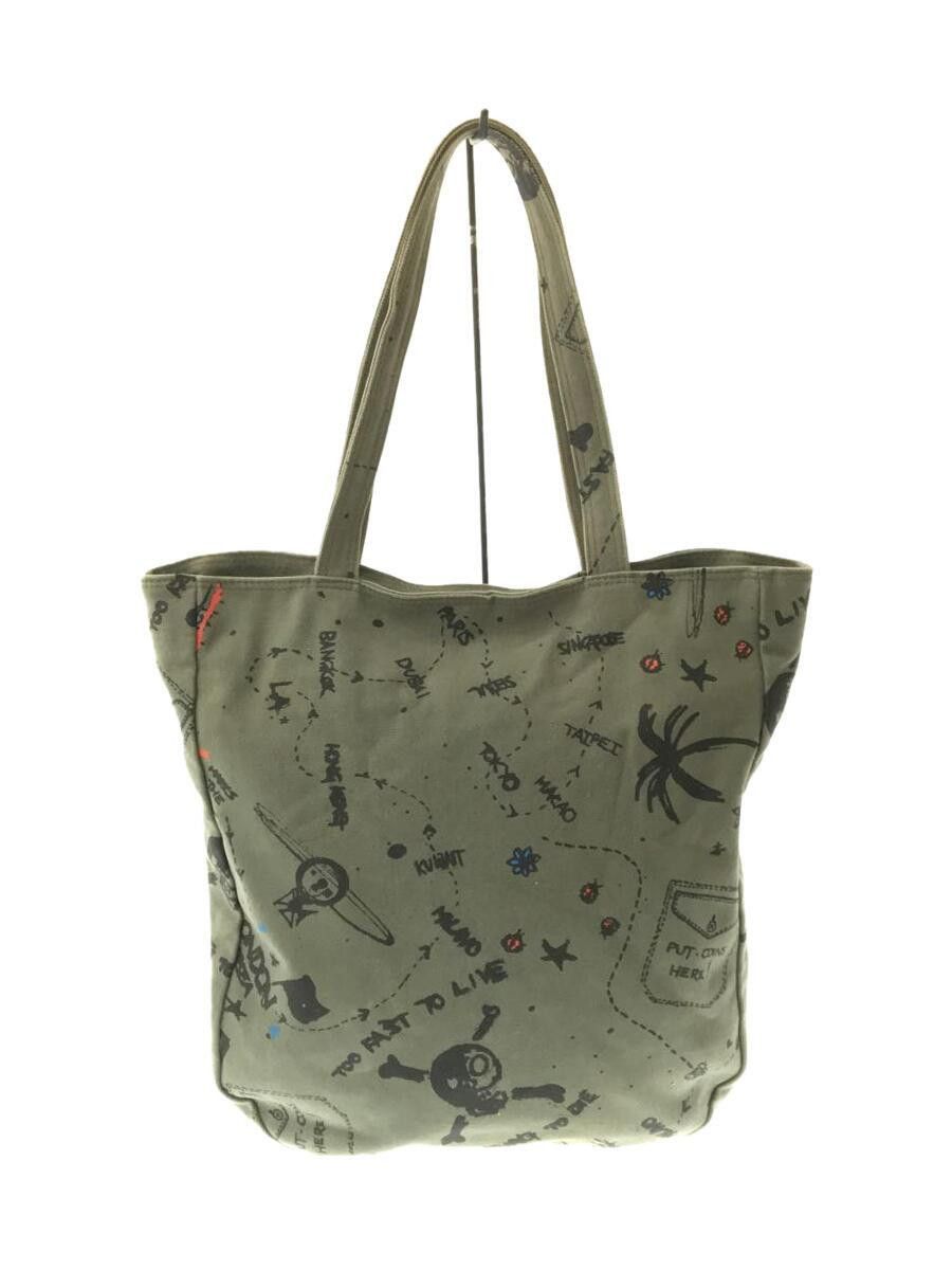 Vivienne Westwood Skull Orb Printed Canvas Tote Bag Size ONE SIZE - 4 Thumbnail