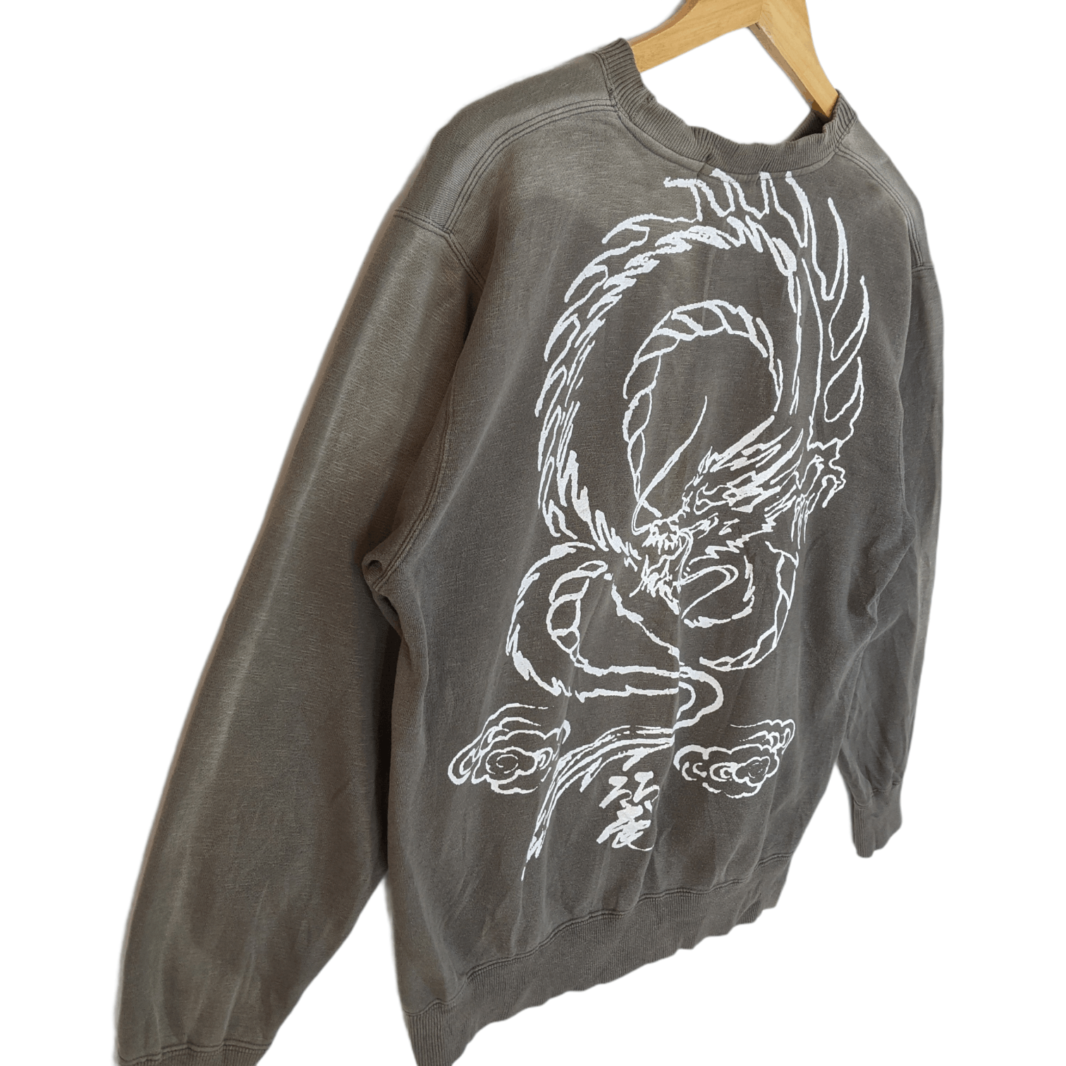 Japanese Brand MODERN LABEL Motorcycle Dragon Print All Over Sweatshirt Size US M / EU 48-50 / 2 - 3 Thumbnail