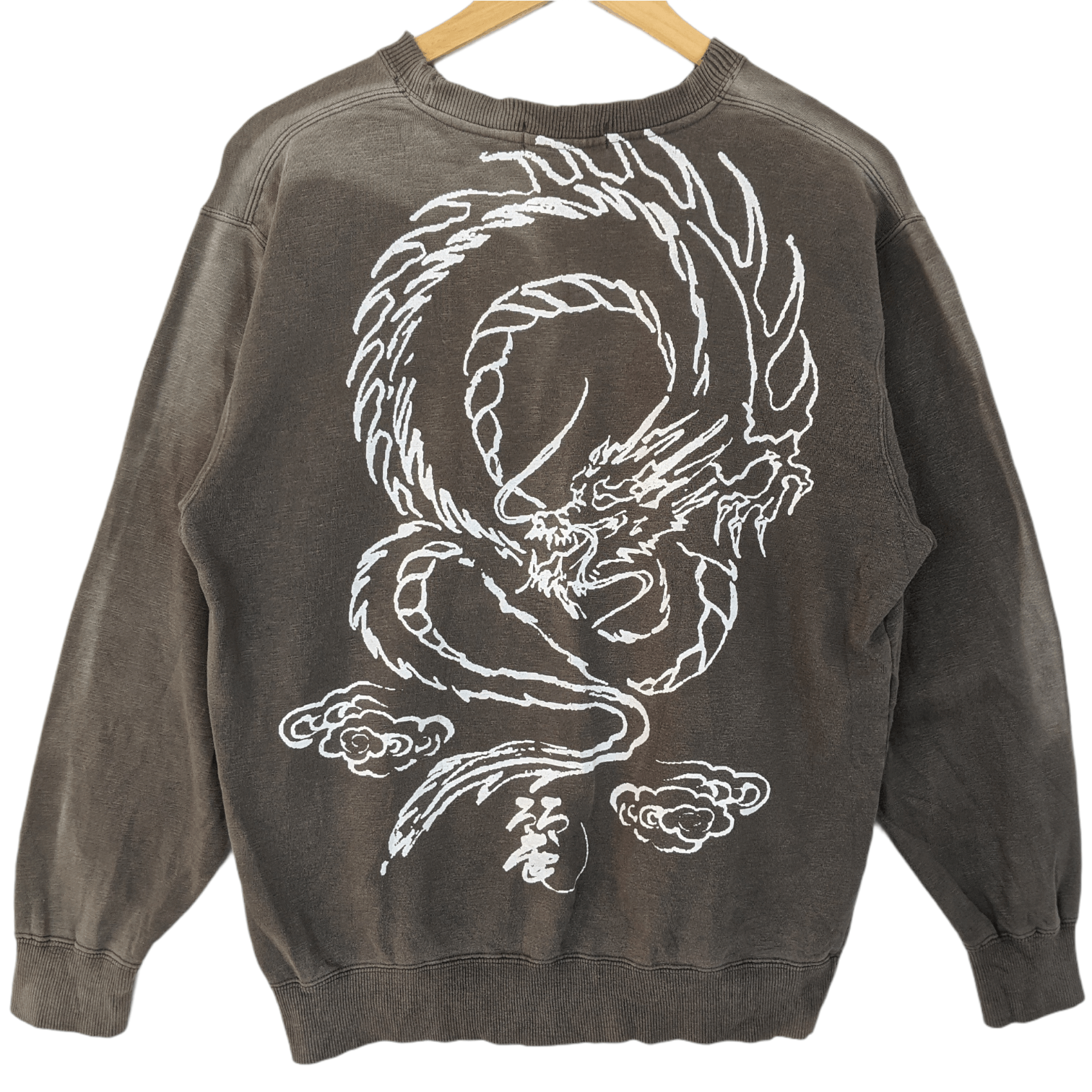 Japanese Brand MODERN LABEL Motorcycle Dragon Print All Over Sweatshirt Size US M / EU 48-50 / 2 - 2 Thumbnail