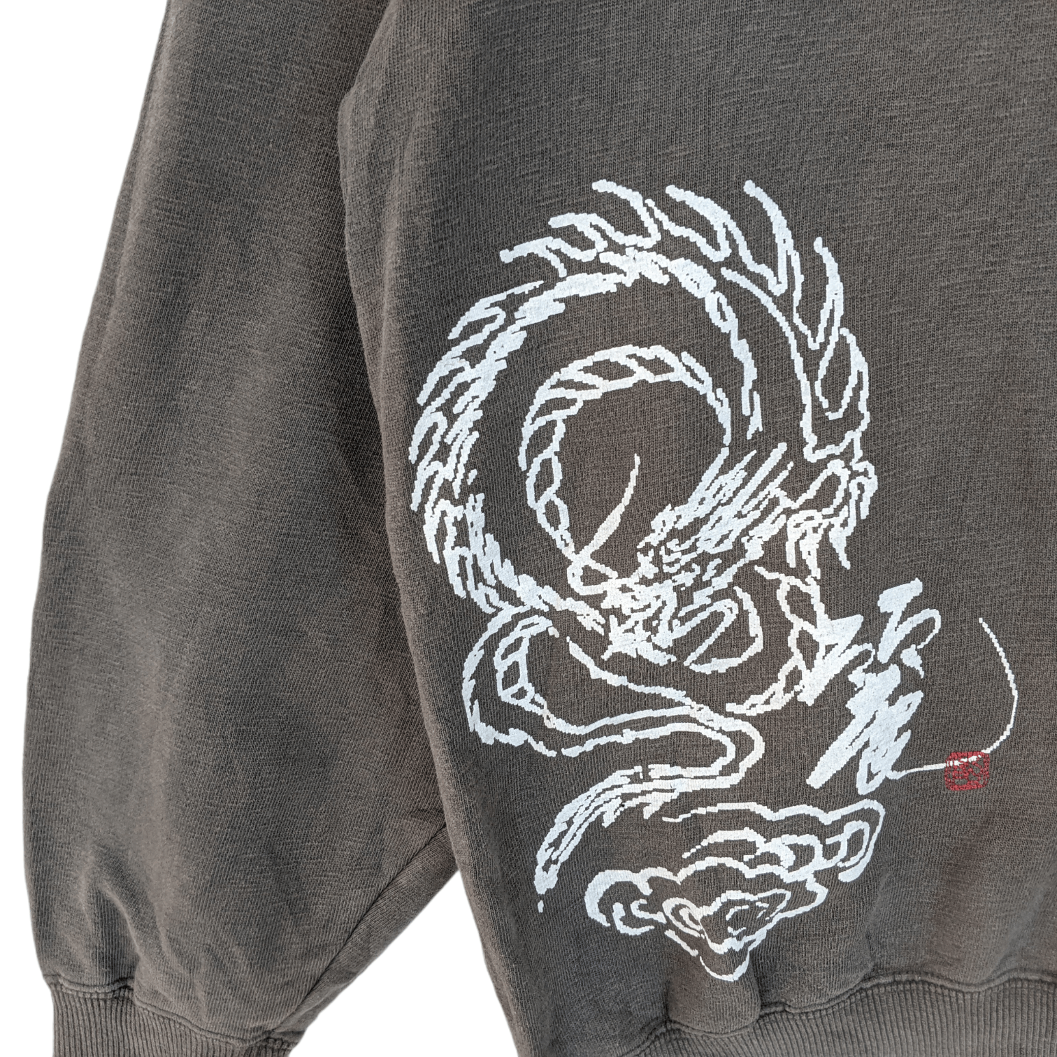 Japanese Brand MODERN LABEL Motorcycle Dragon Print All Over Sweatshirt Size US M / EU 48-50 / 2 - 7 Thumbnail