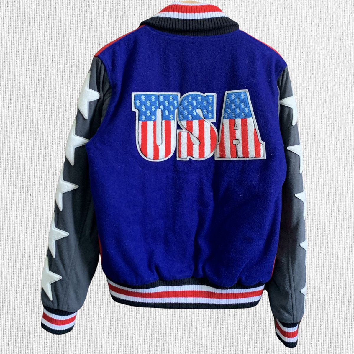 Joyrich × Vintage Vtg Joyrich USA Big Logo Varsity Jacket Size US M / EU 48-50 / 2 - 1 Thumbnail