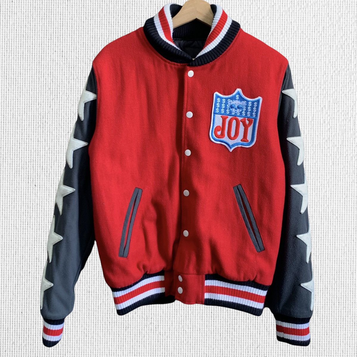 Joyrich × Vintage Vtg Joyrich USA Big Logo Varsity Jacket Size US M / EU 48-50 / 2 - 2 Thumbnail