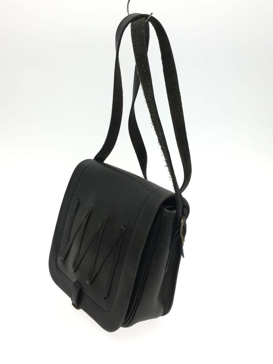 Yohji Yamamoto Lace Stitch Leather Shoulder Bag Size ONE SIZE - 3 Thumbnail