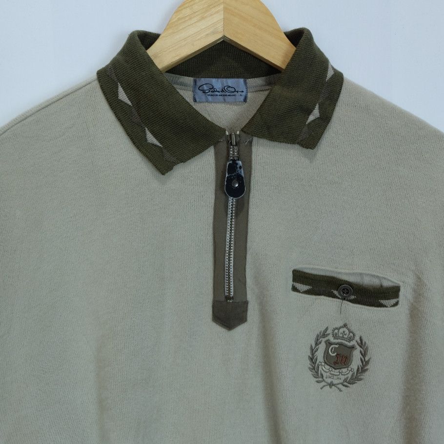 Japanese Brand Vintage BRUNO DE ANGELS MILANO Zipped Up Sweatshirts Size US L / EU 52-54 / 3 - 3 Thumbnail