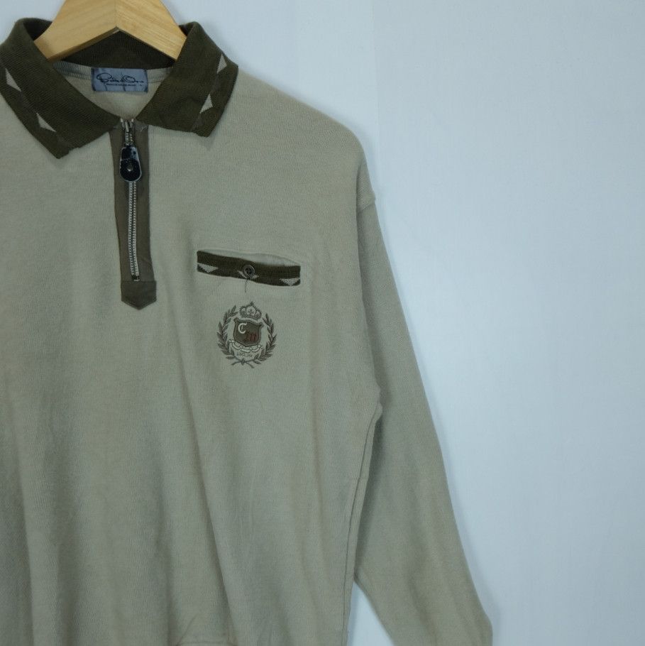 Japanese Brand Vintage BRUNO DE ANGELS MILANO Zipped Up Sweatshirts Size US L / EU 52-54 / 3 - 4 Thumbnail