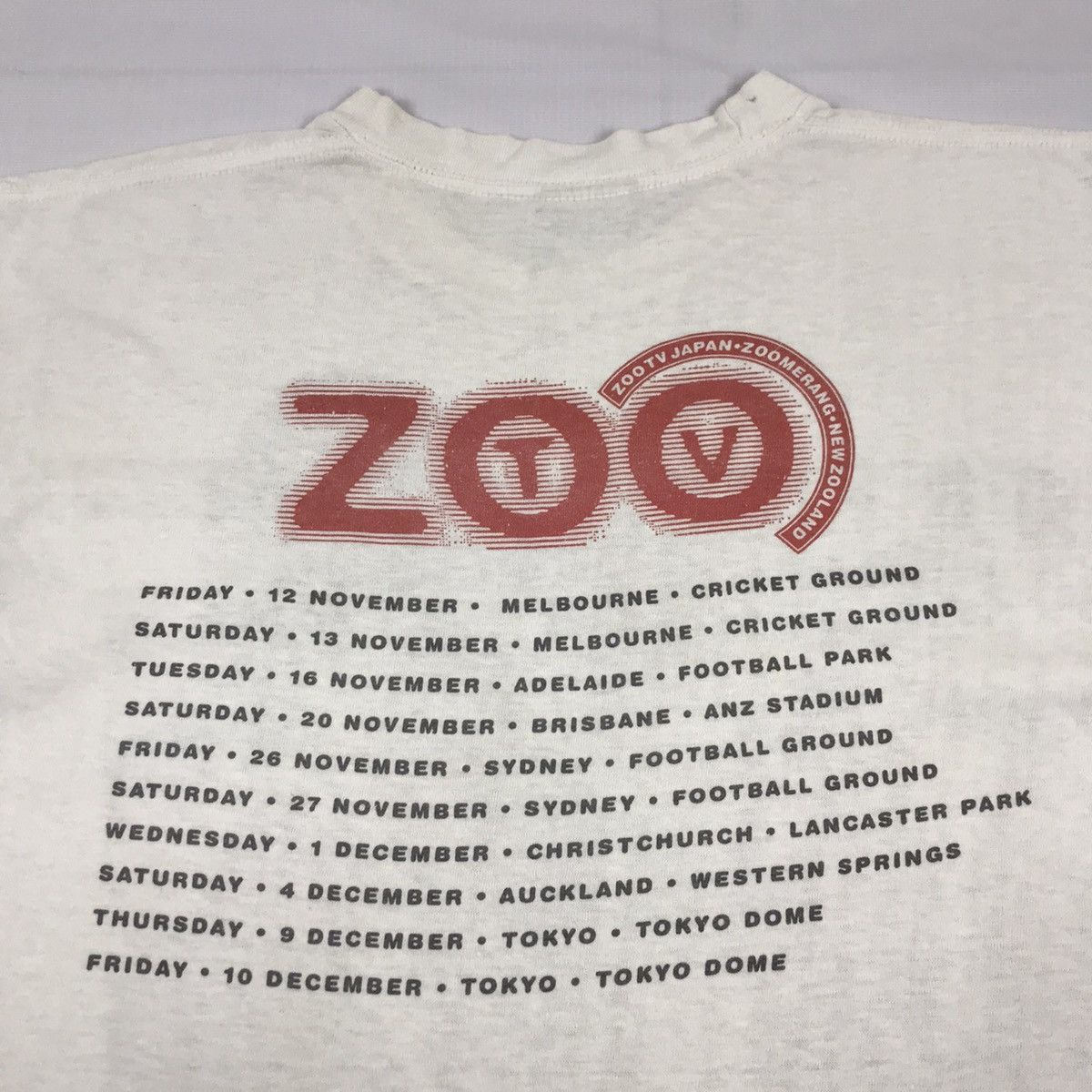 Band Tees × Vintage Vintage U2 ZOO TV album promo tour t-shirt Size US M / EU 48-50 / 2 - 4 Thumbnail