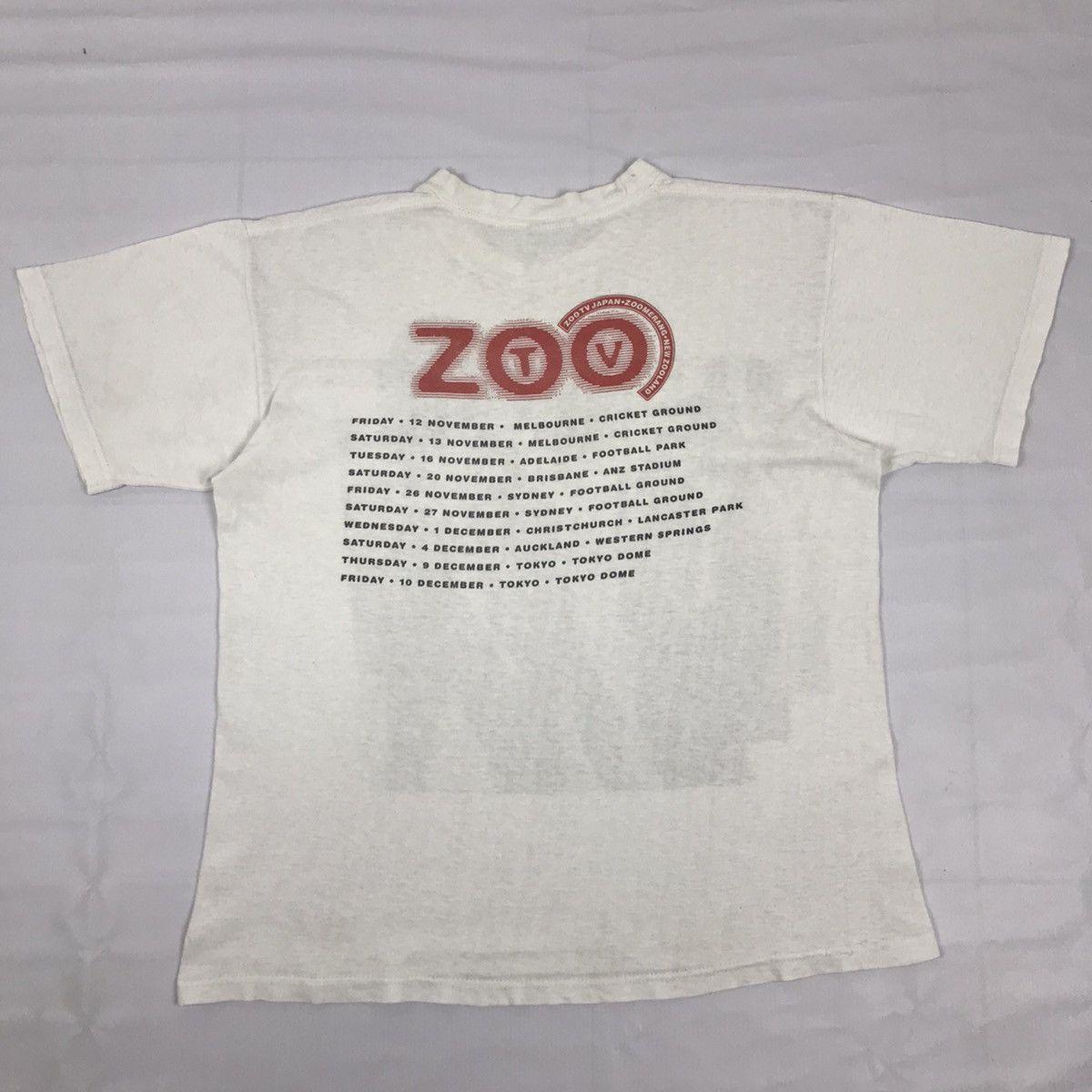 Band Tees × Vintage Vintage U2 ZOO TV album promo tour t-shirt Size US M / EU 48-50 / 2 - 3 Thumbnail