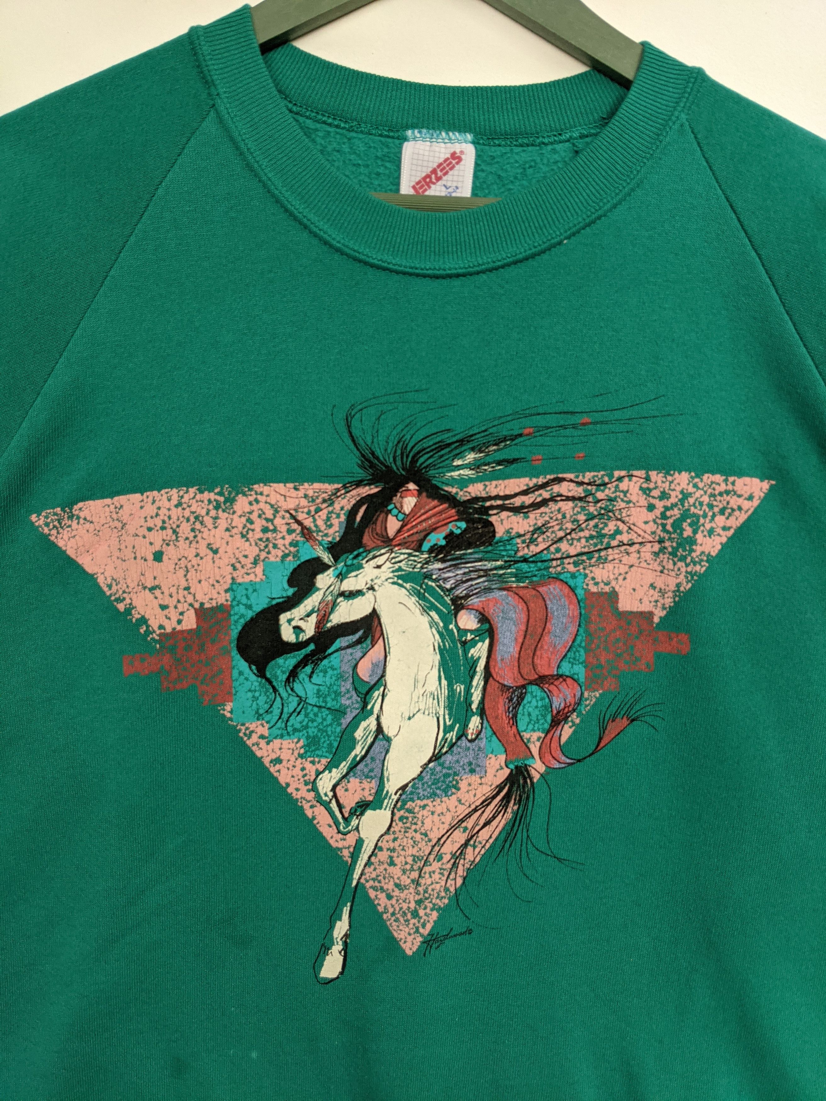 Earl Sweatshirt Vintage 90s Jerzees Art Sweatshirt Size US L / EU 52-54 / 3 - 3 Thumbnail
