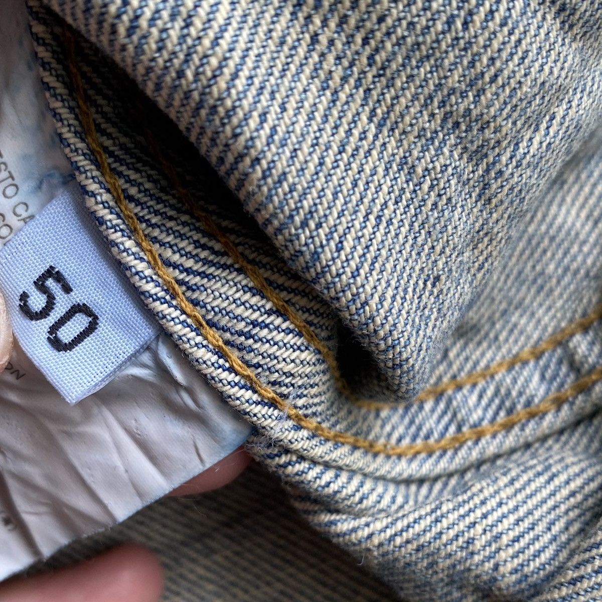 Helmut Lang Helmut Lang Archive Vintage Sanded Denim Jacket Size US M / EU 48-50 / 2 - 5 Thumbnail