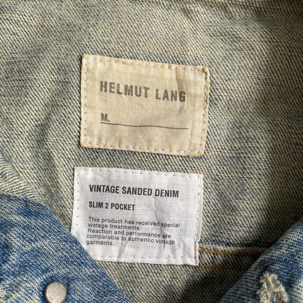Helmut Lang Helmut Lang Archive Vintage Sanded Denim Jacket Size US M / EU 48-50 / 2 - 3 Thumbnail
