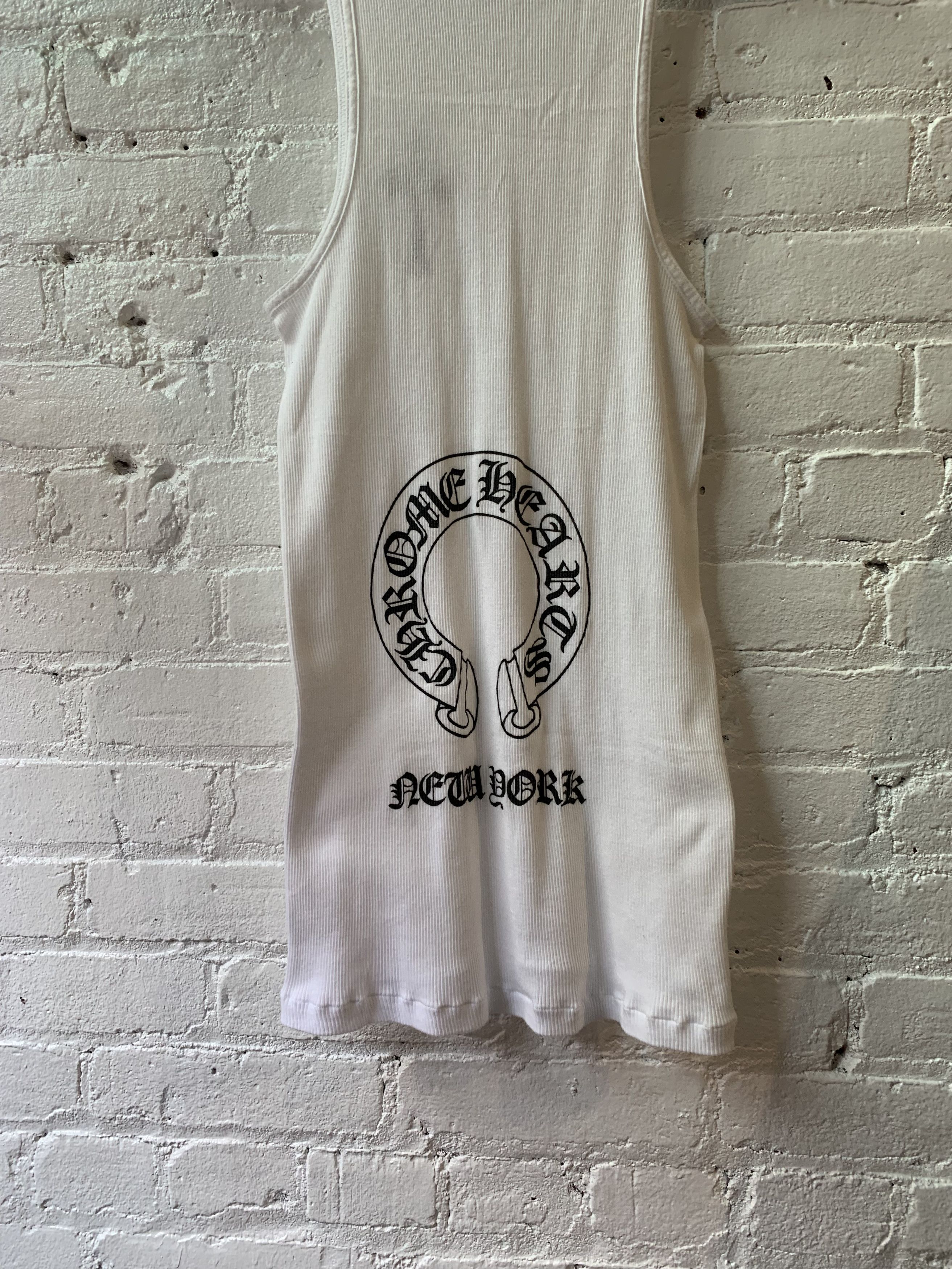 Chrome Hearts × Vintage CHROME HEARTS MENS M NEW YORK TANK TOP Size US M / EU 48-50 / 2 - 3 Thumbnail