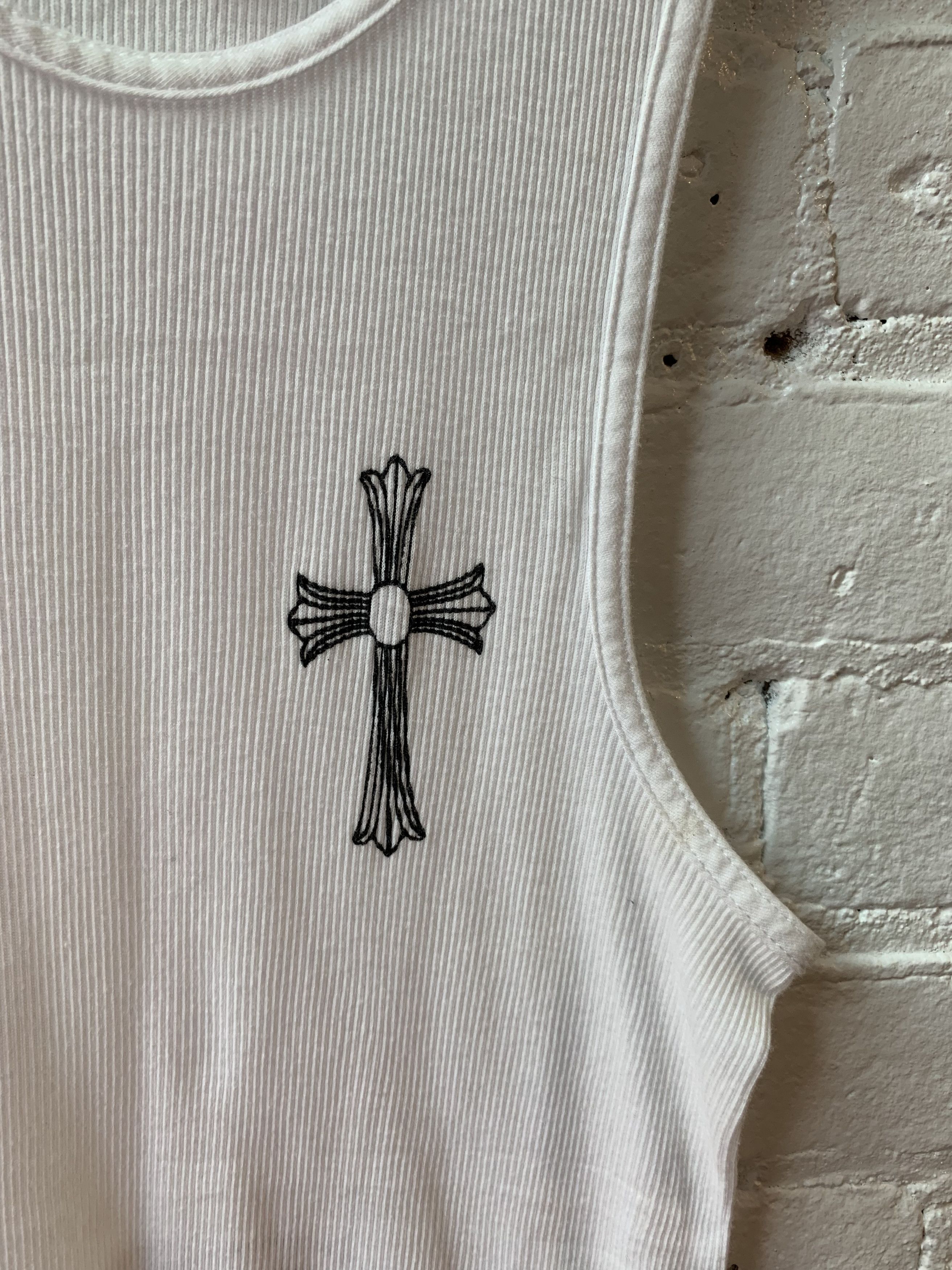 Chrome Hearts × Vintage CHROME HEARTS MENS M NEW YORK TANK TOP Size US M / EU 48-50 / 2 - 4 Thumbnail