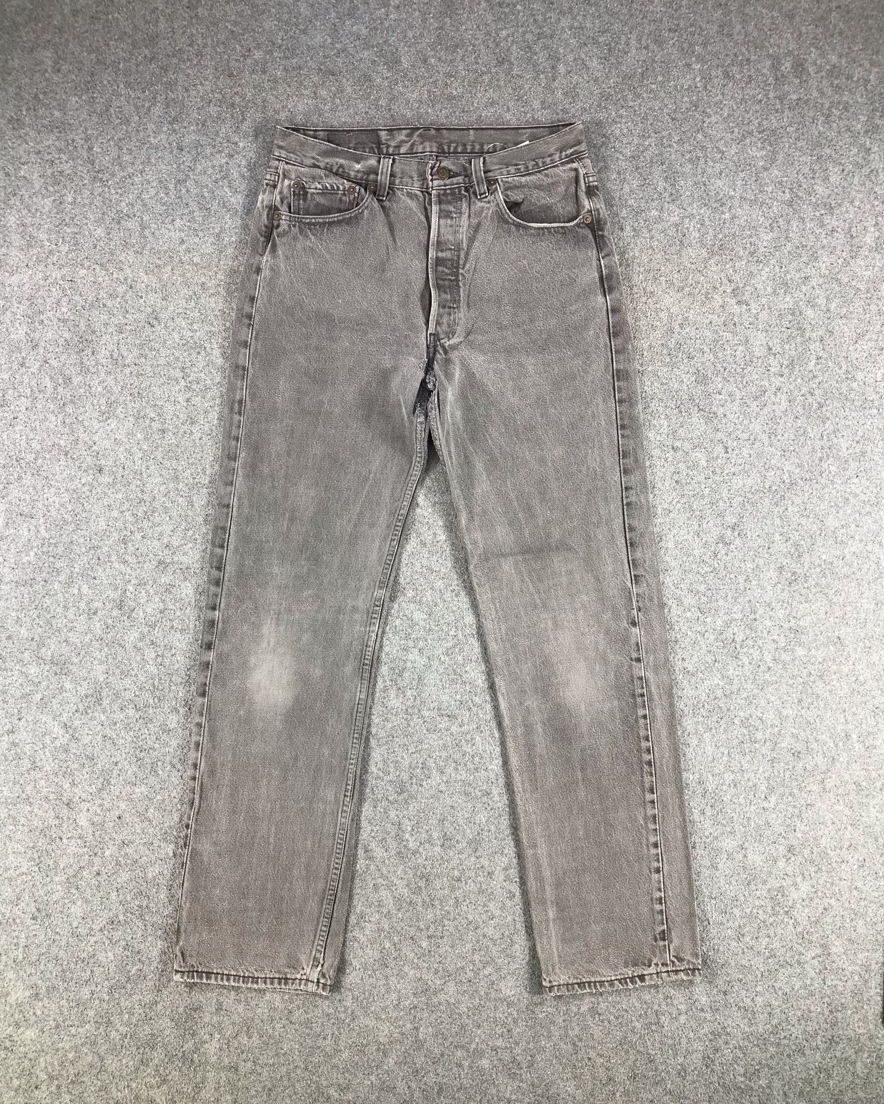 Levi's × Vintage Vintage 90s Ripped Levis 501 Earth Tone Jeans-J1519 Size US 31 - 1 Thumbnail