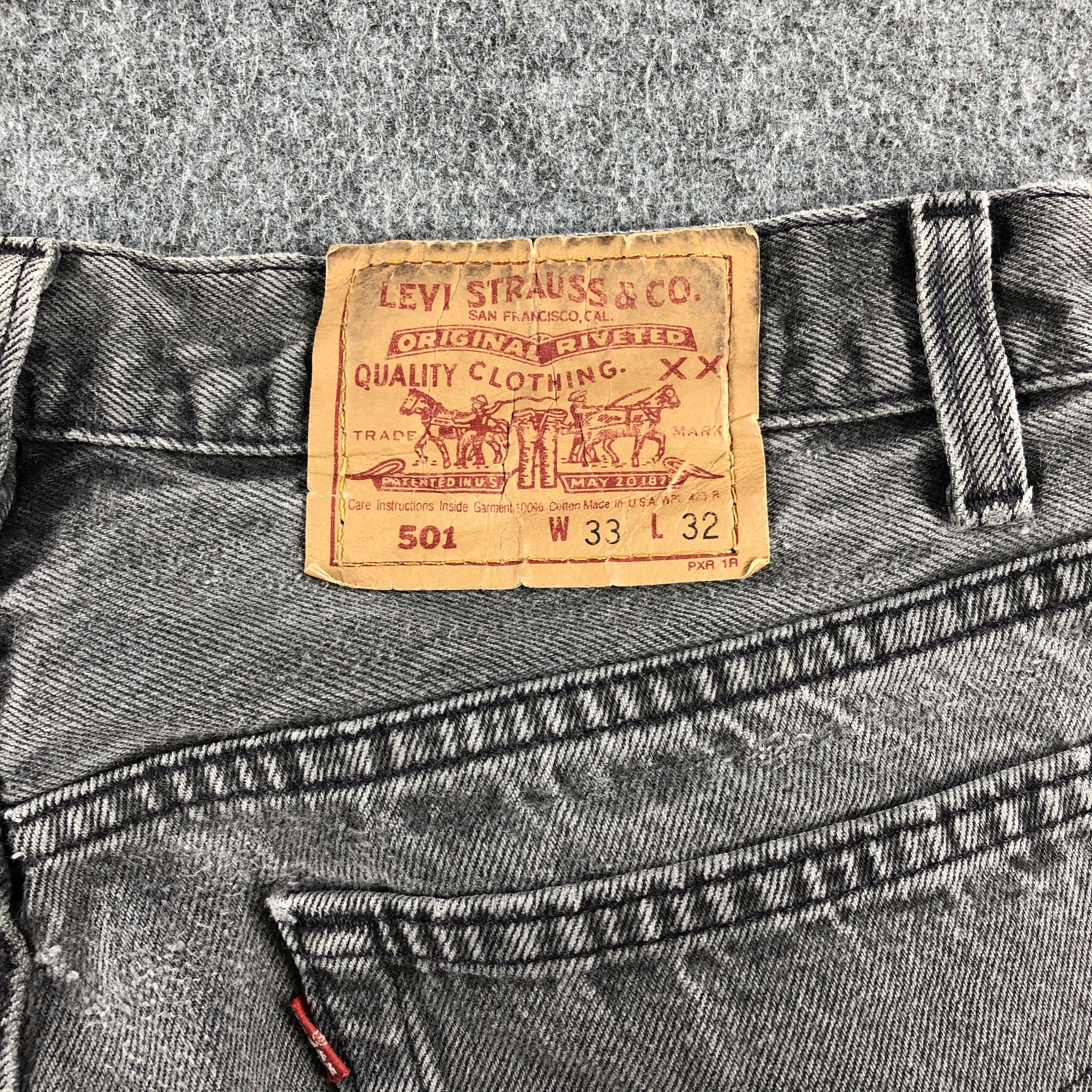 Levi's × Vintage Vintage 90s Ripped Levis 501 Earth Tone Jeans-J1519 Size US 31 - 6 Thumbnail