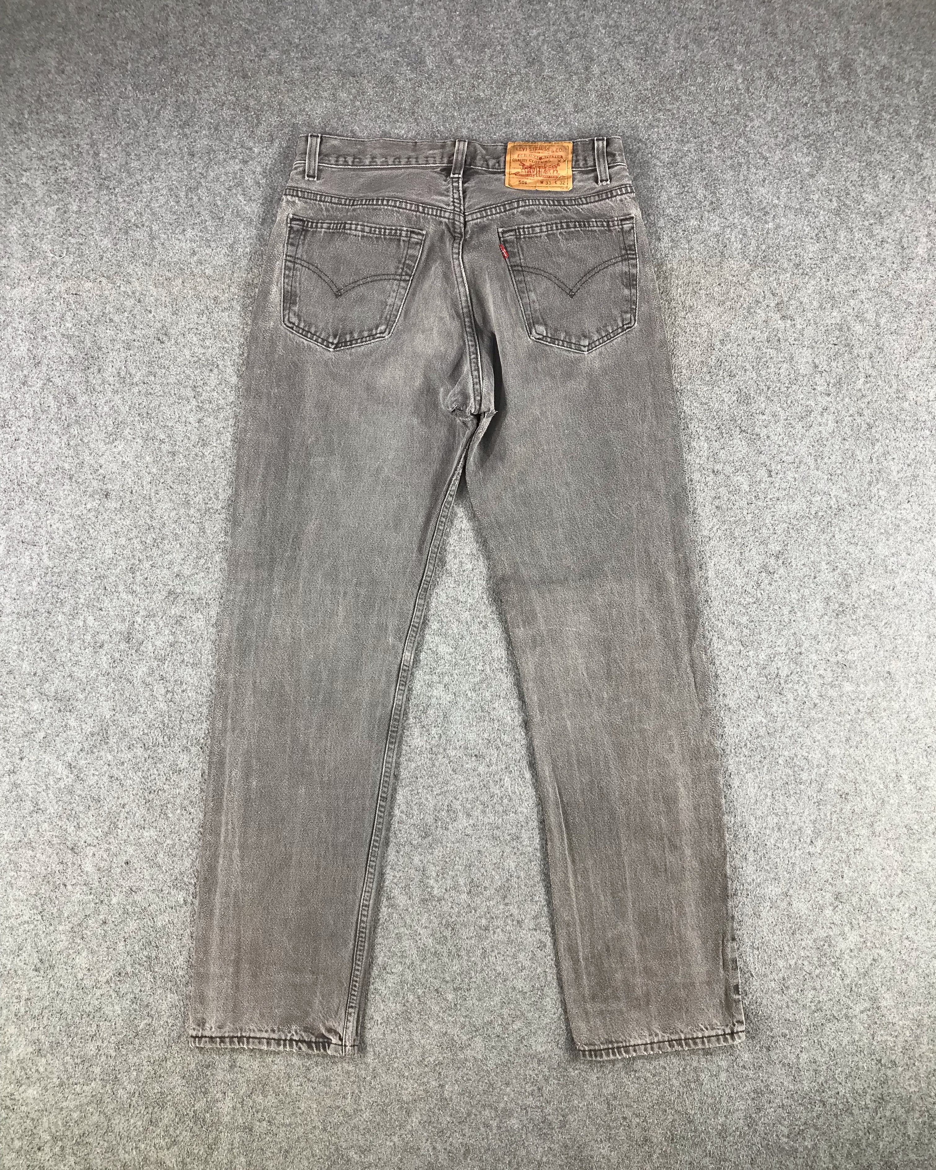 Levi's × Vintage Vintage 90s Ripped Levis 501 Earth Tone Jeans-J1519 Size US 31 - 2 Thumbnail