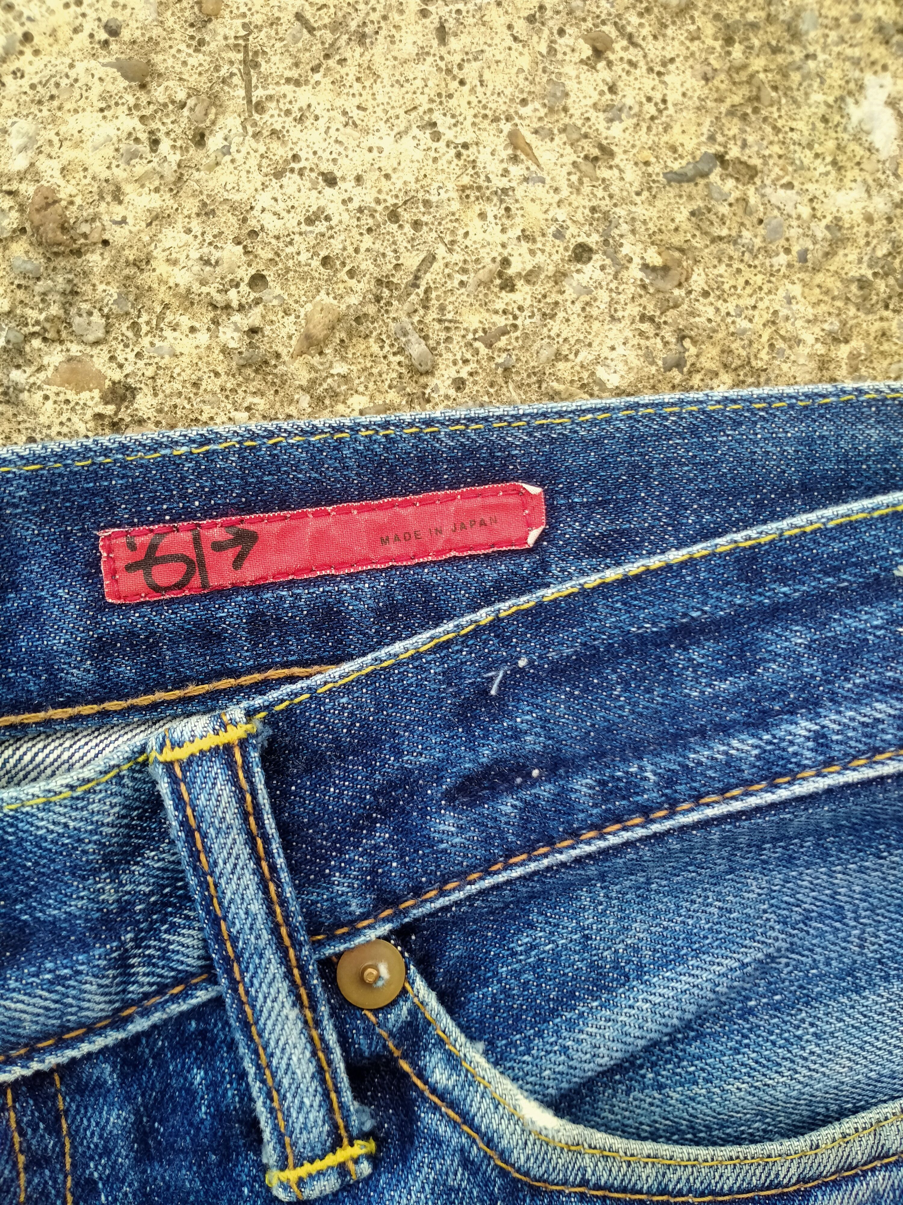 Japanese Brand DISTRESSED 61-> SELVEDGE DENIM Size US 32 / EU 48 - 3 Thumbnail