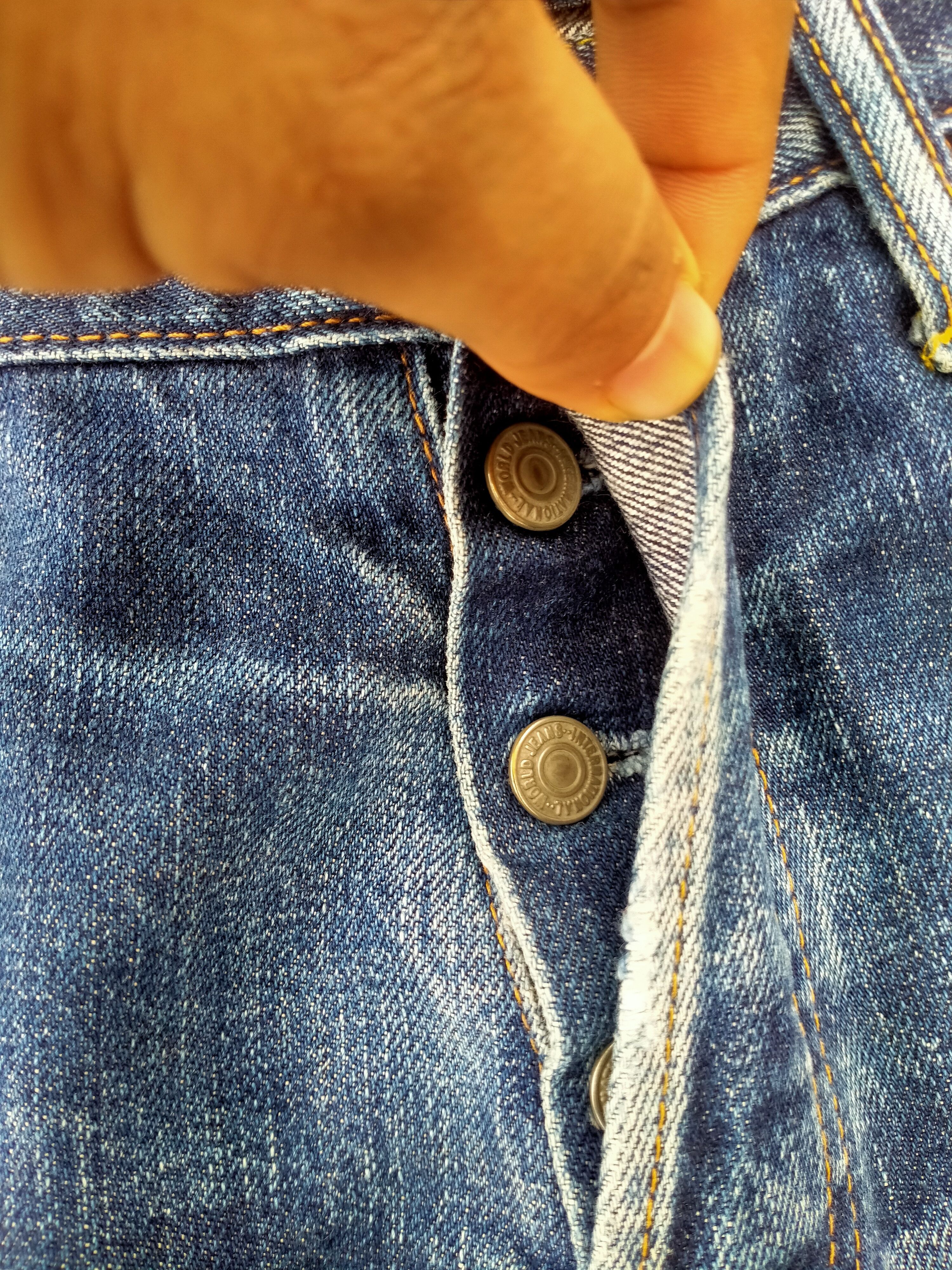Japanese Brand DISTRESSED 61-> SELVEDGE DENIM Size US 32 / EU 48 - 5 Thumbnail
