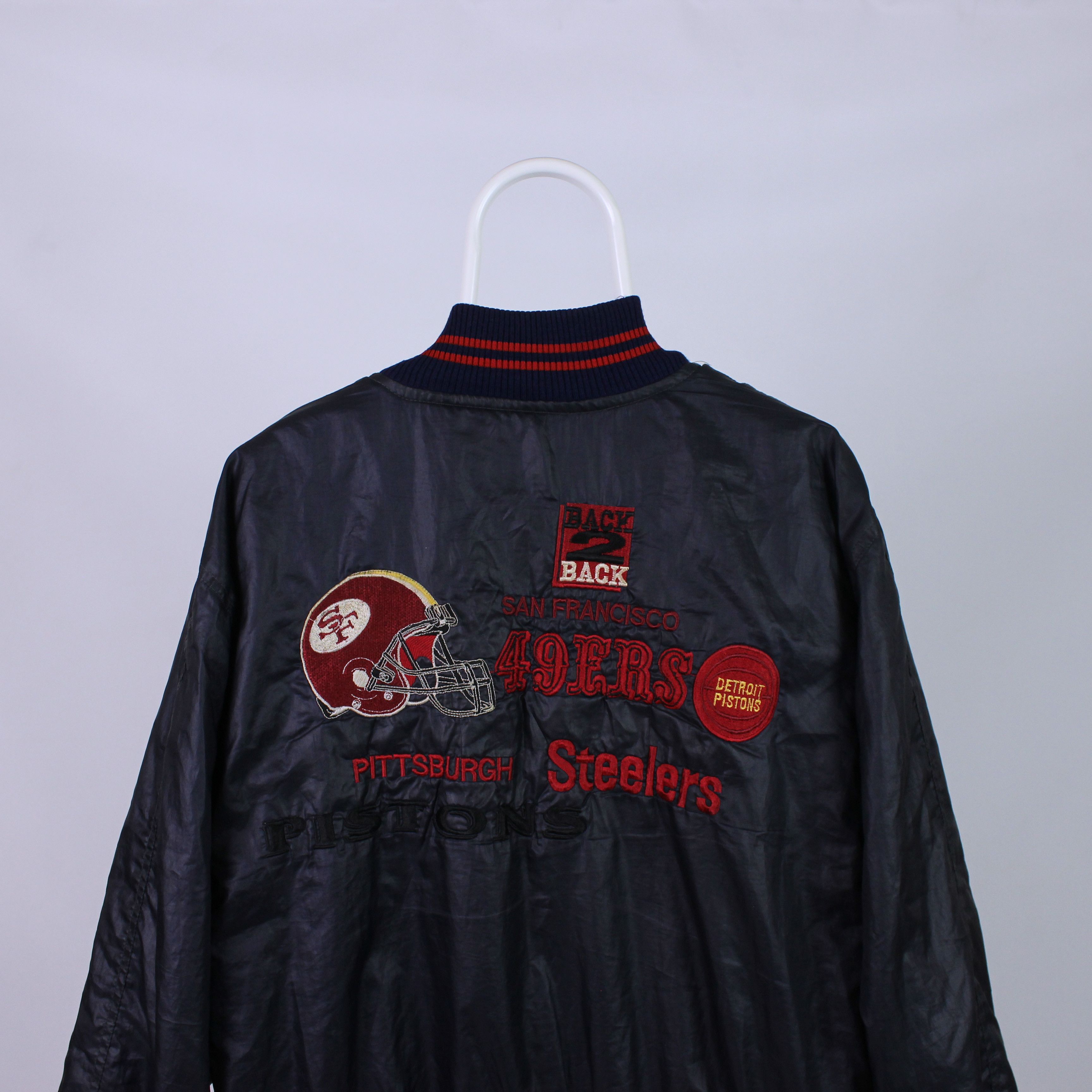 NFL Vintage San Francisco Pittsburgh Steelers jacket SF Detroit Size US M / EU 48-50 / 2 - 1 Thumbnail