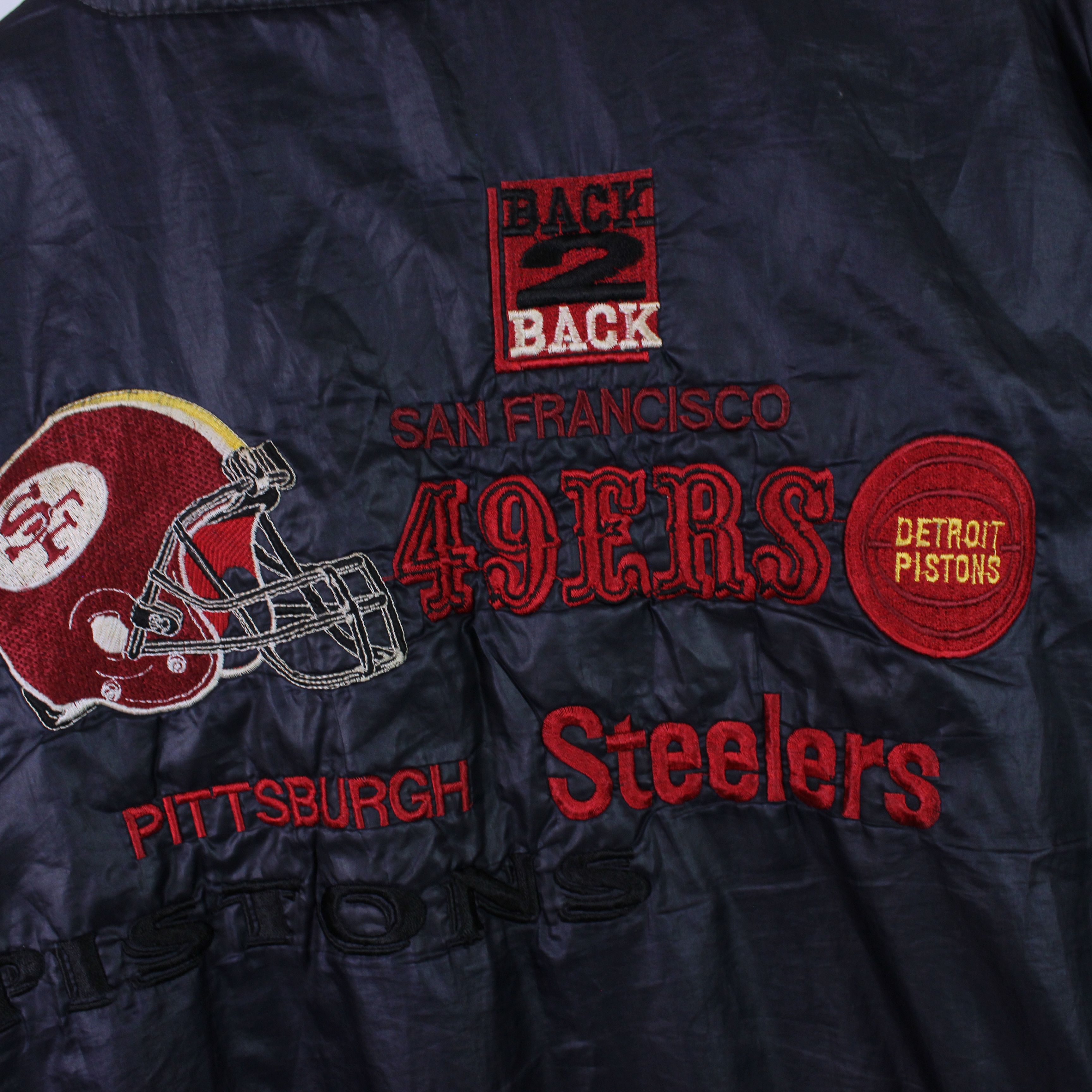 NFL Vintage San Francisco Pittsburgh Steelers jacket SF Detroit Size US M / EU 48-50 / 2 - 4 Thumbnail