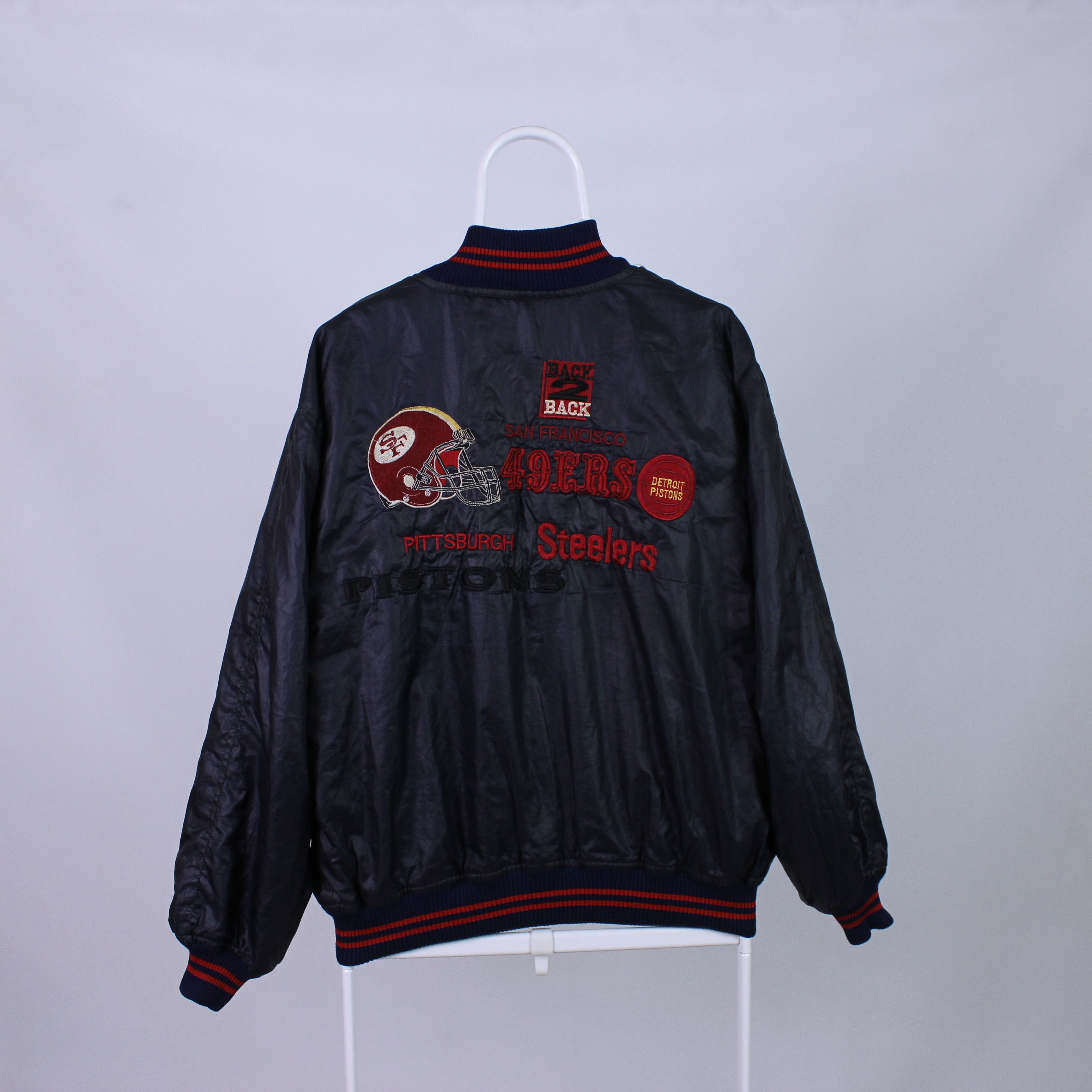 NFL Vintage San Francisco Pittsburgh Steelers jacket SF Detroit Size US M / EU 48-50 / 2 - 3 Thumbnail