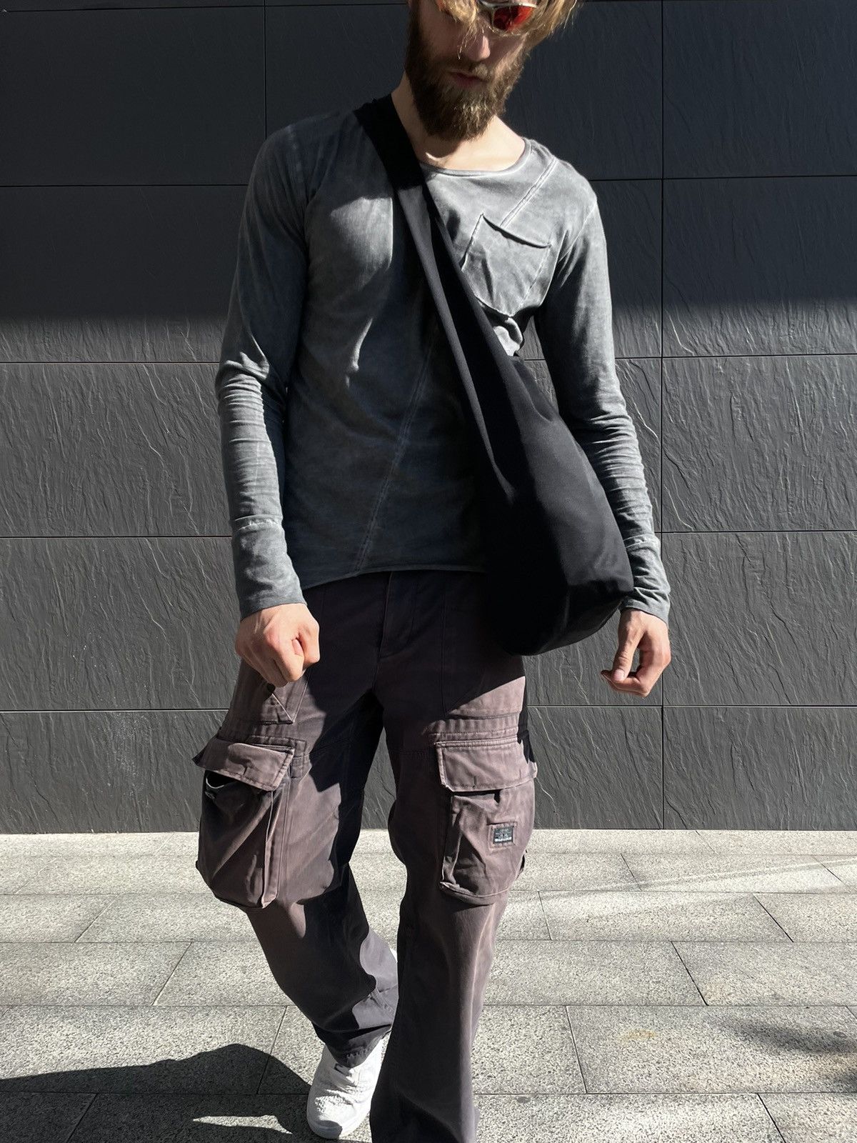 Handmade Shopper military bag Shoulder Tote bag hand made in Ukraine Size ONE SIZE - 2 Thumbnail