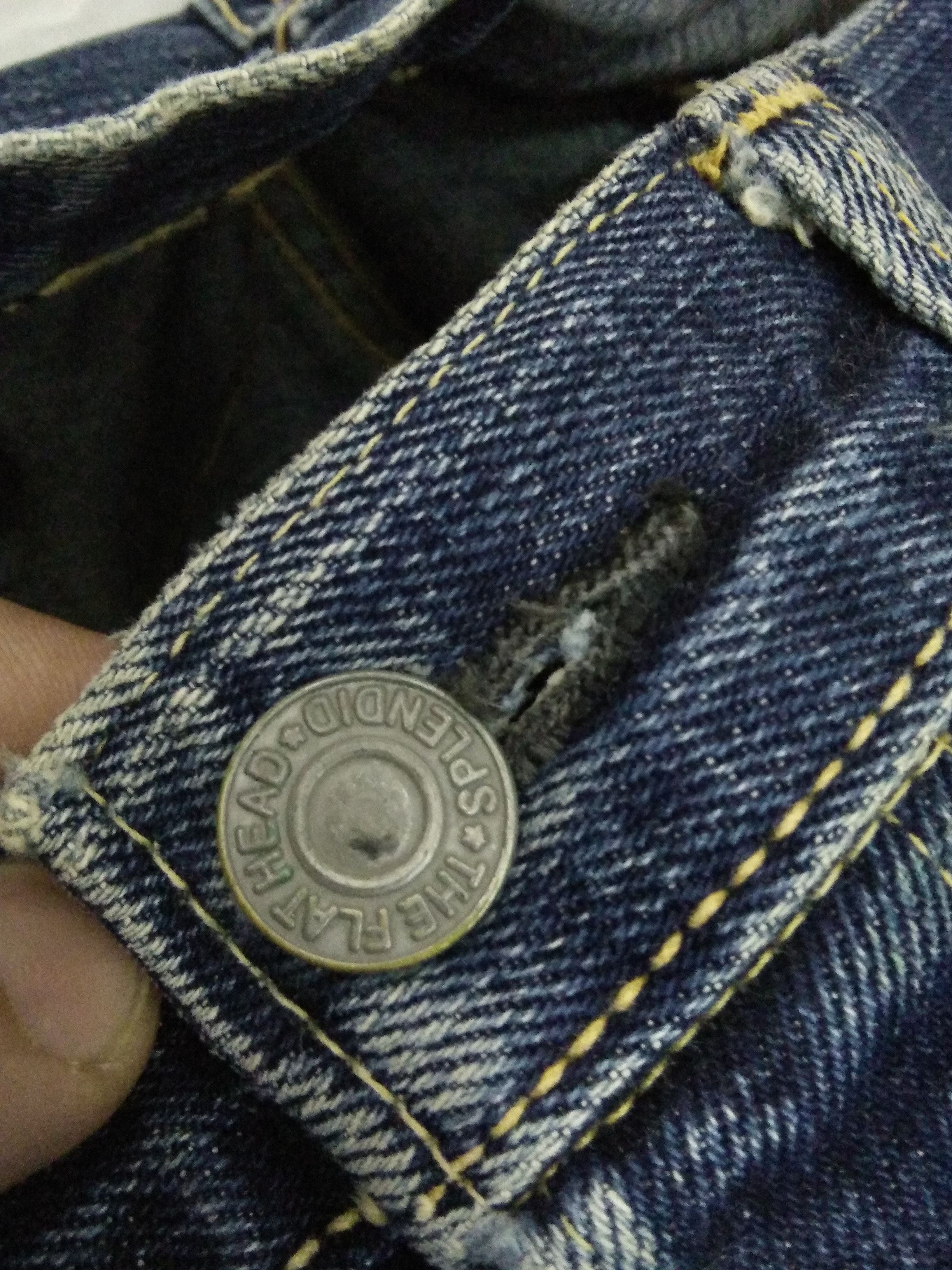 The Flat Head VTG THE FLAT HEAD DENIM SELVEDGE JAPAN (A821) WAIST 32 Size US 32 / EU 48 - 12 Thumbnail