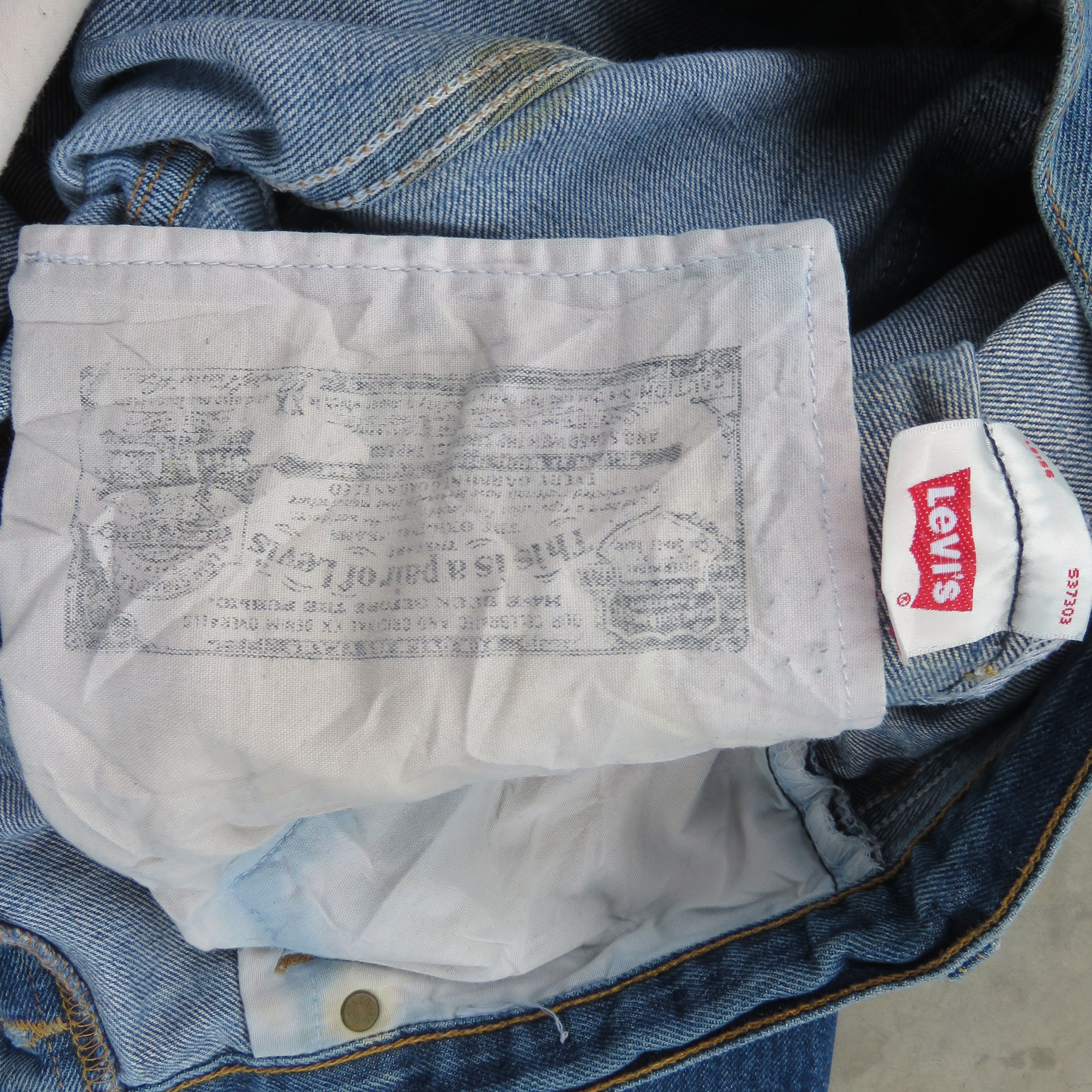 Levi's × Vintage Vintage 90s Levis 501 Denim Jeans 35X32 Size US 37 - 14 Thumbnail